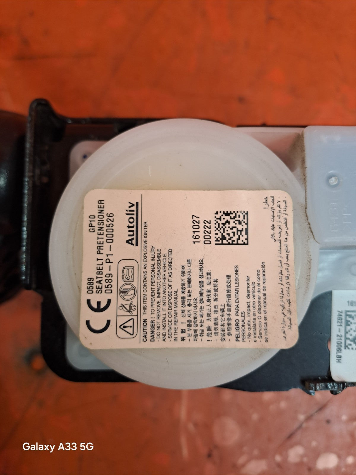 ✅Ssangyong Rodius Turismo 2.2 Diesel 2017 FRONT LEFT SEAT BELT 74621-21006 A286 - Image 11