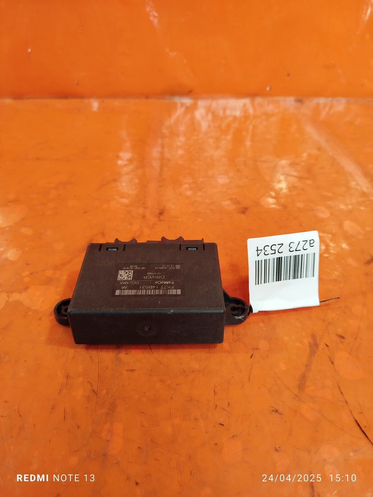 ✅FORD MONDEO TITANIUM MK5 2.0 DIESEL 2016 FRONT RIGHT DOOR CONTROL MODULE A273 - Image 1