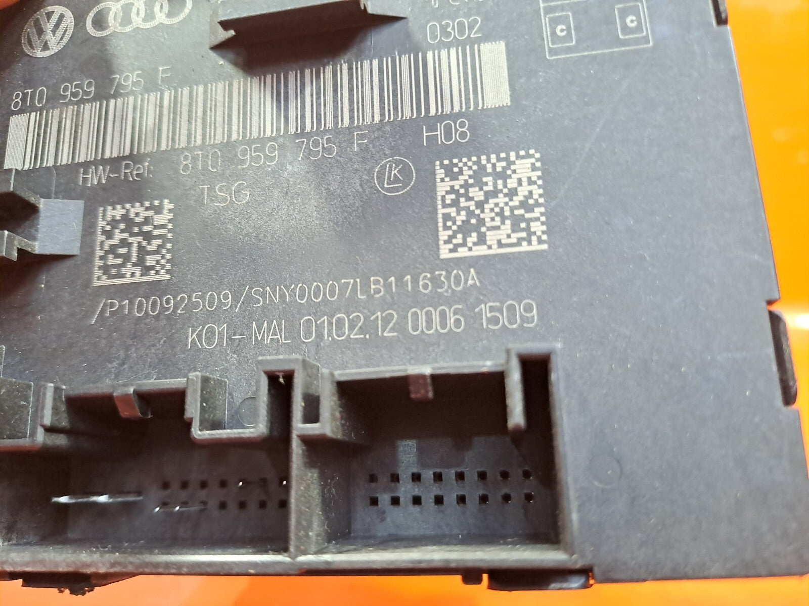 ✅2012 AUDI A5 1.8P REAR DOOR CONTROL MODULE 8T0959795F + WARRANTY A222 - Image 9