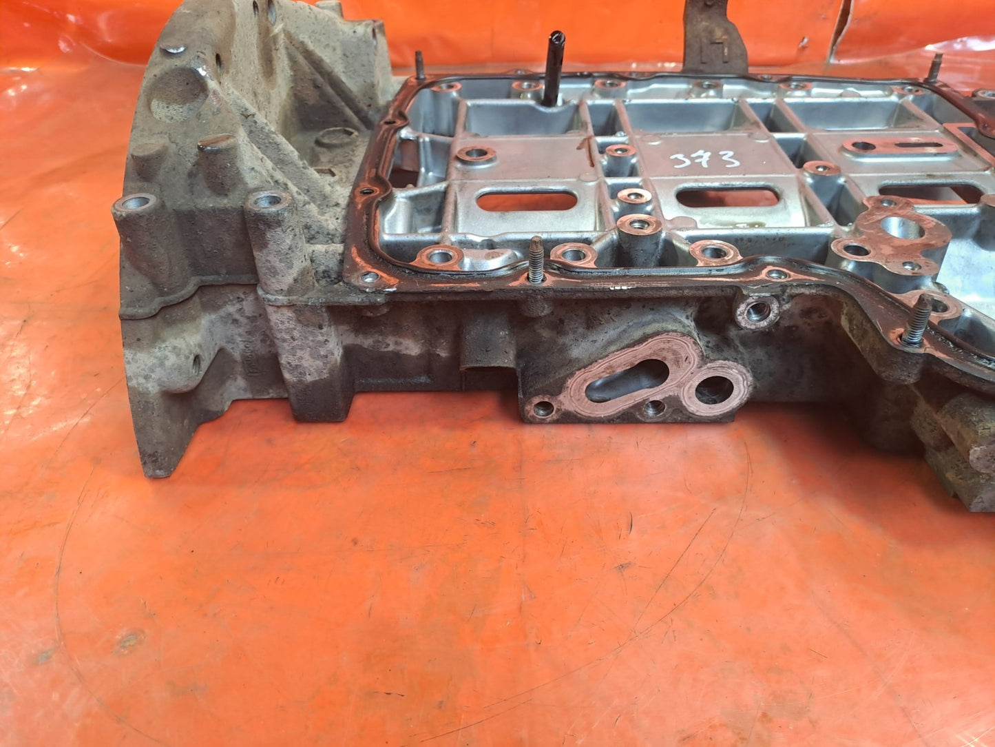 ✅2016 Ford Transit Custom 2.2 Diesel Upper Oil Sump Pan MK2Q-6U004-BA A373 - Image 3