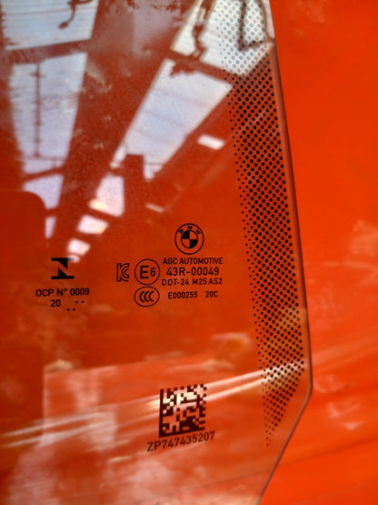 BMW F44 218I M Sport 2020 Rear Right Door Window Glass 7474352 Warranty A386 - Image 6