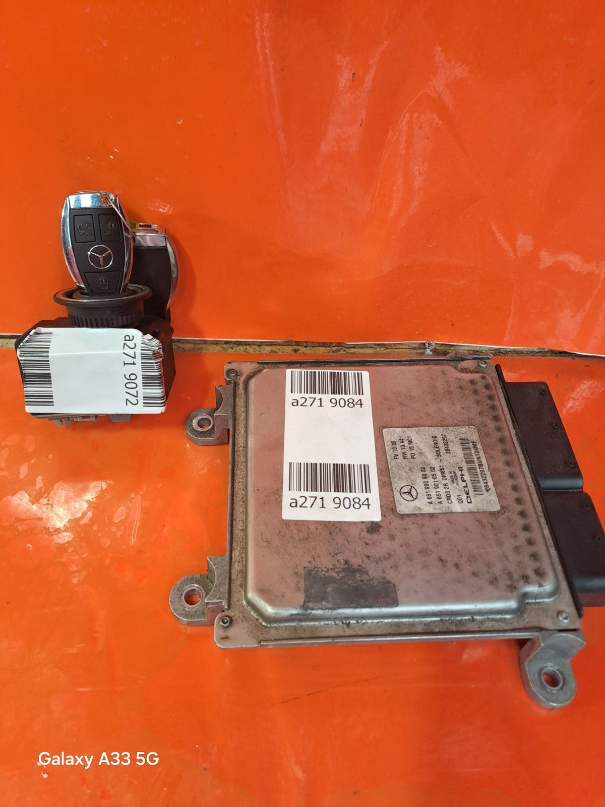 ✅2013 MERCEDES E CLASS W212 2.1 DIESEL ENGINE ECU KIT A6519009002 +WARRANTY A271 - Image 1