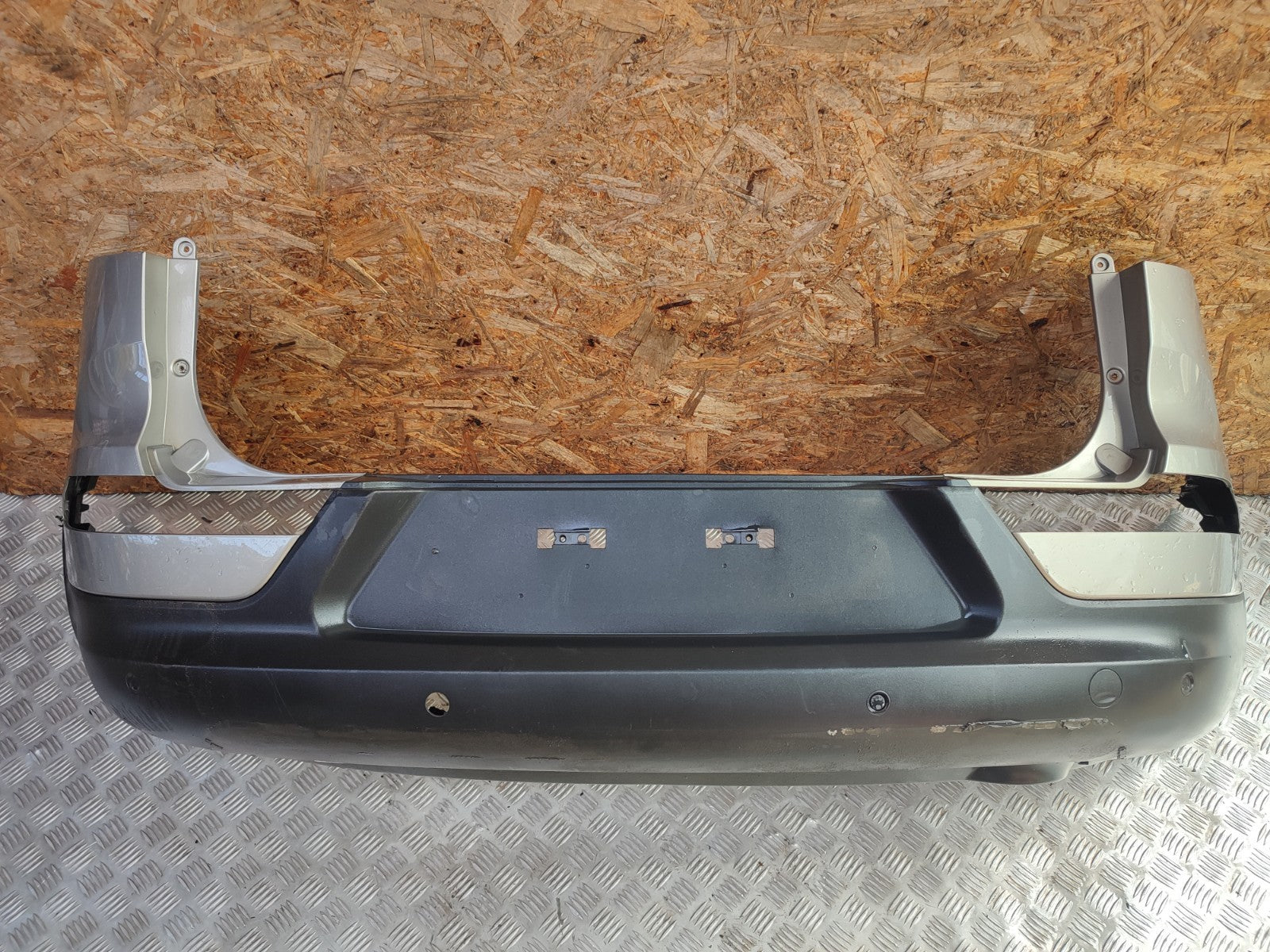 ✅2014 KIA SPORTAGE MK3 REAR BUMPER SILVER + WARRANTY A287 - Image 1