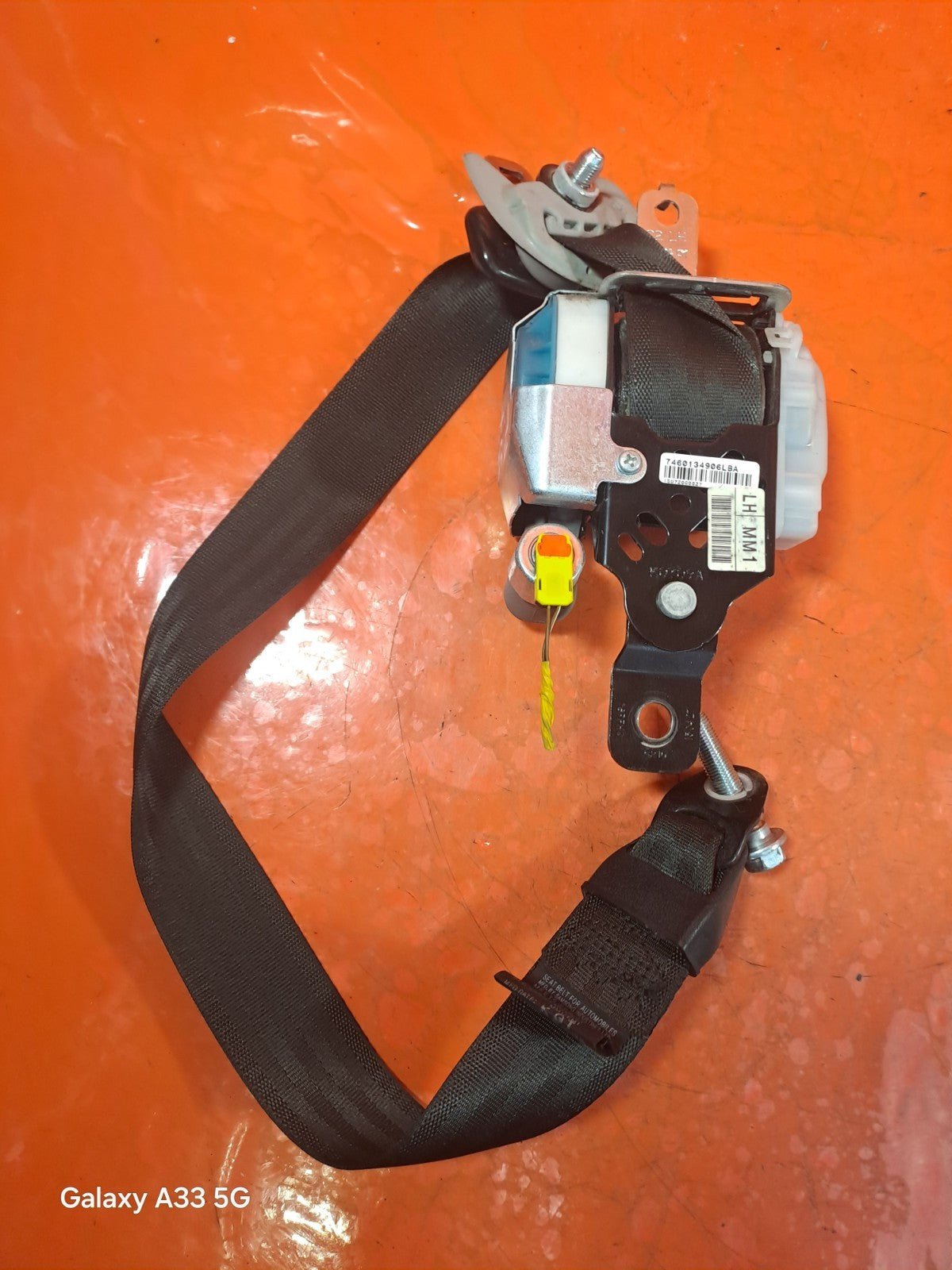 ✅SSANGYONG KORANDO 2.2 DIESEL 2015 FRONT LEFT SEAT BELT 74601-34906 A337 - Image 4