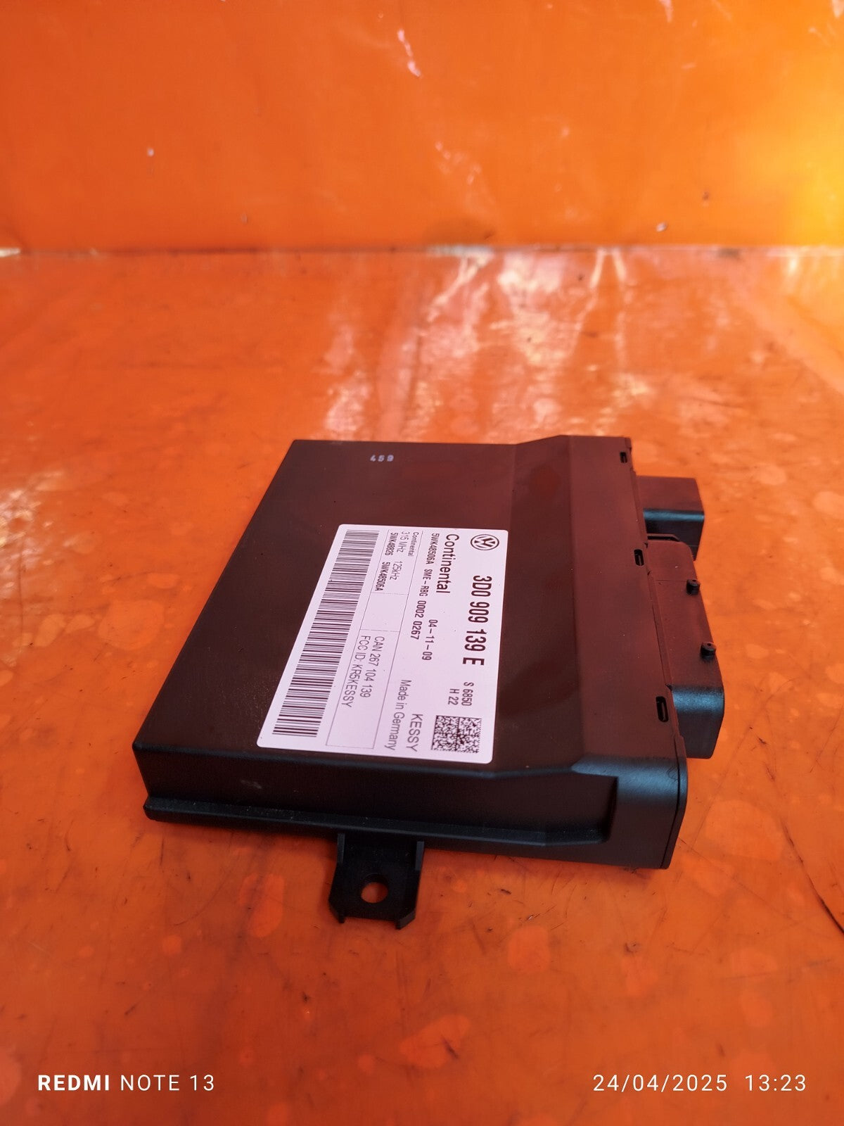 ✅2010 PORSCHE CAYENNE 9PA 3.6P KEYLESS ENTRY CONTROL MODULE 3D0909139E +WARRANTY - Image 4