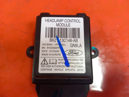 2015 Ford Tourneo Custom Headlight Control Module BK21-13C148-AB Warranty A377 - Image 3