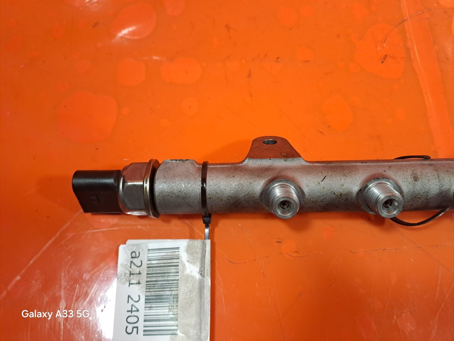 ✅2012 MERCEDES B CLASS W246 1.8D FUEL INJECTOR RAIL A6510700495 + WARRANTY A211 - Image 4