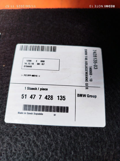 ✅BMW F45 ACTIVE TOURER 216D 1.5 DIESEL 2017 FLOOR TRUNK COMPARTMENT TRAY 7428135 - Image 5
