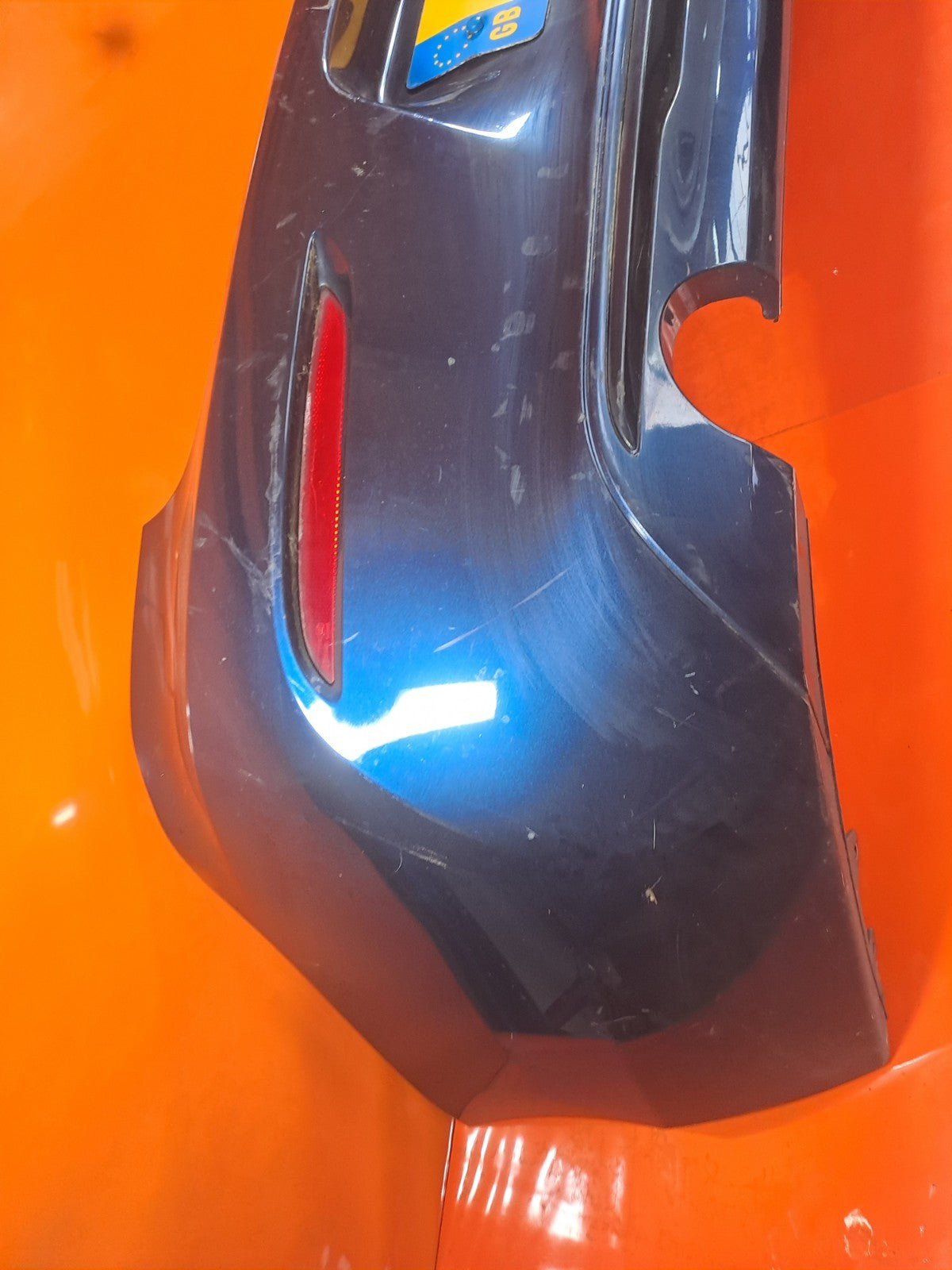 ✅BMW 118D F20 2.0 Diesel 2015 Rear Bumper Blue Scratches A316 - Image 3