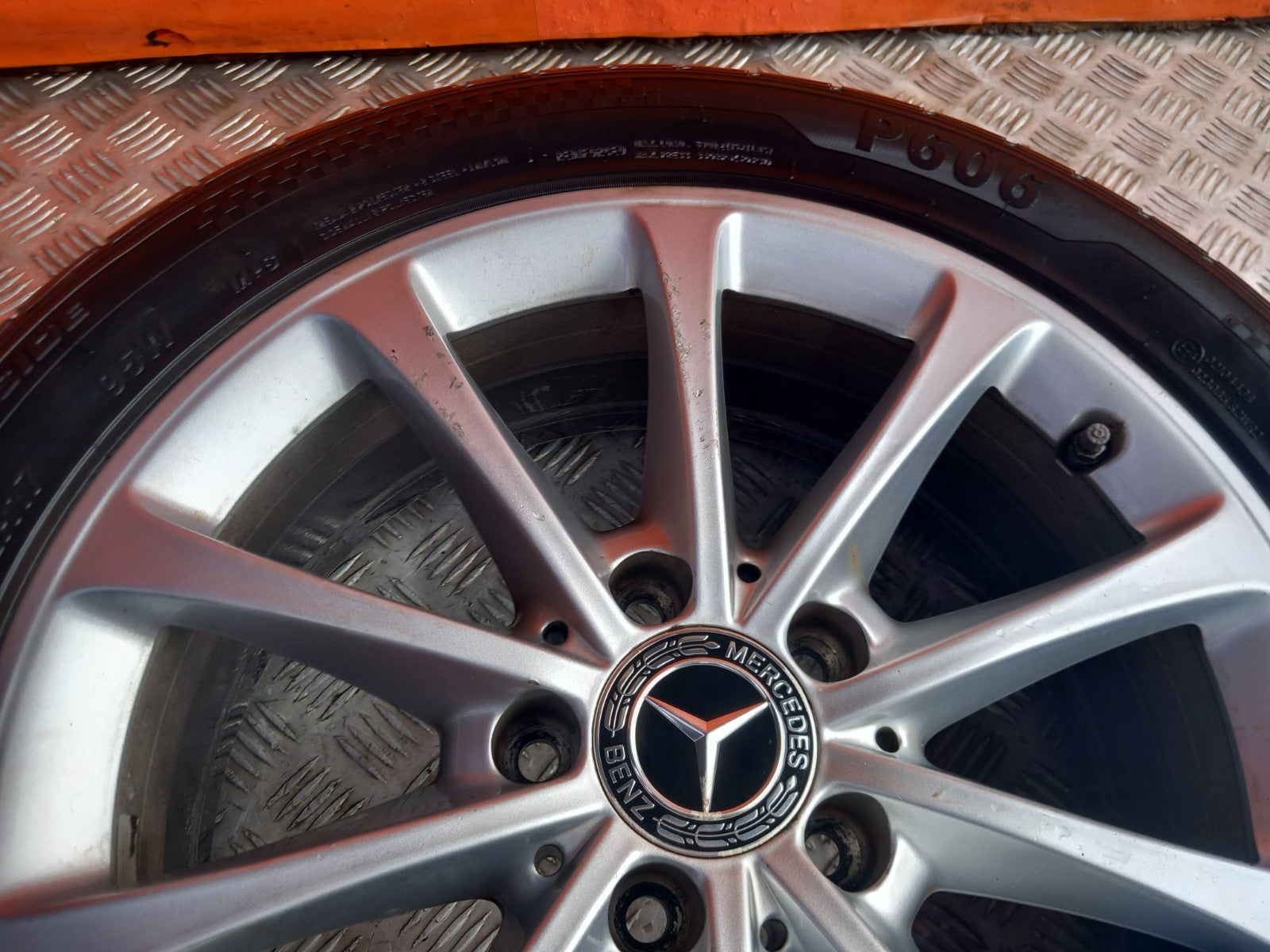 Mercedes A Class W177 Sport 2018 Alloy Wheel w/ Tyre 205/55 R17 A1774010300 - Image 4