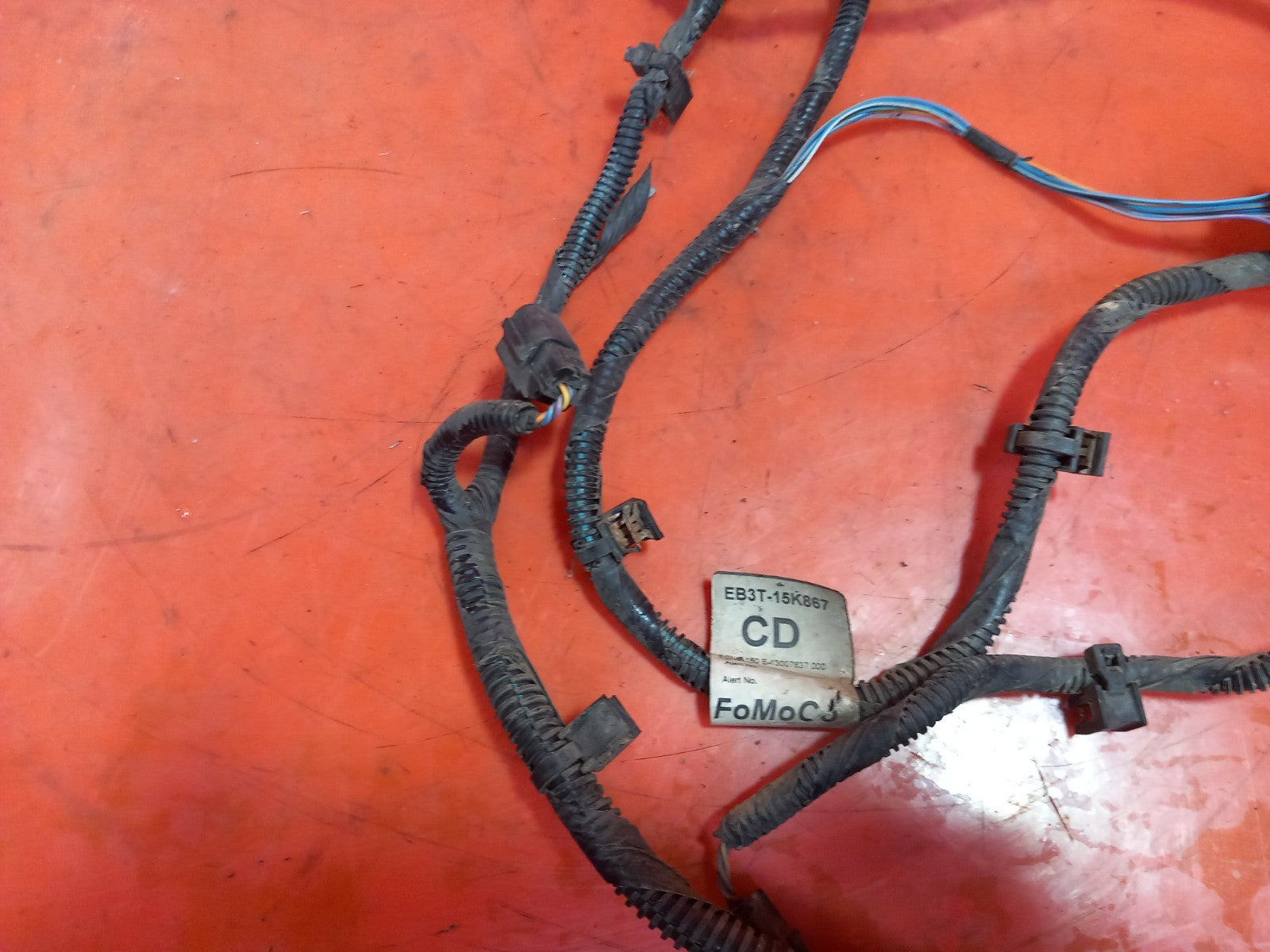 2017 Ford Ranger Wildtrak Front Bumper Parking Wiring Loom EB3T-15K867-CD A401 - Image 2
