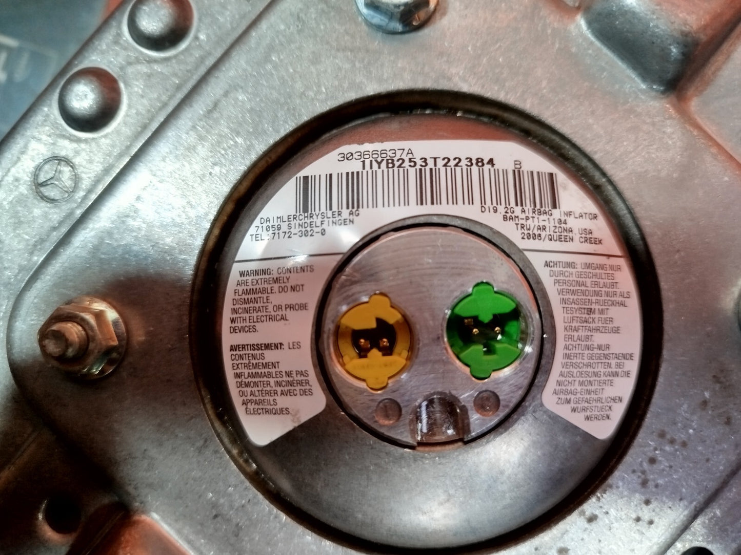 ✅2006 MERCEDES ML320 W164 3.0D STEERING WHEEL ABAG A1644600098 + WARRANTY A069 - Image 12