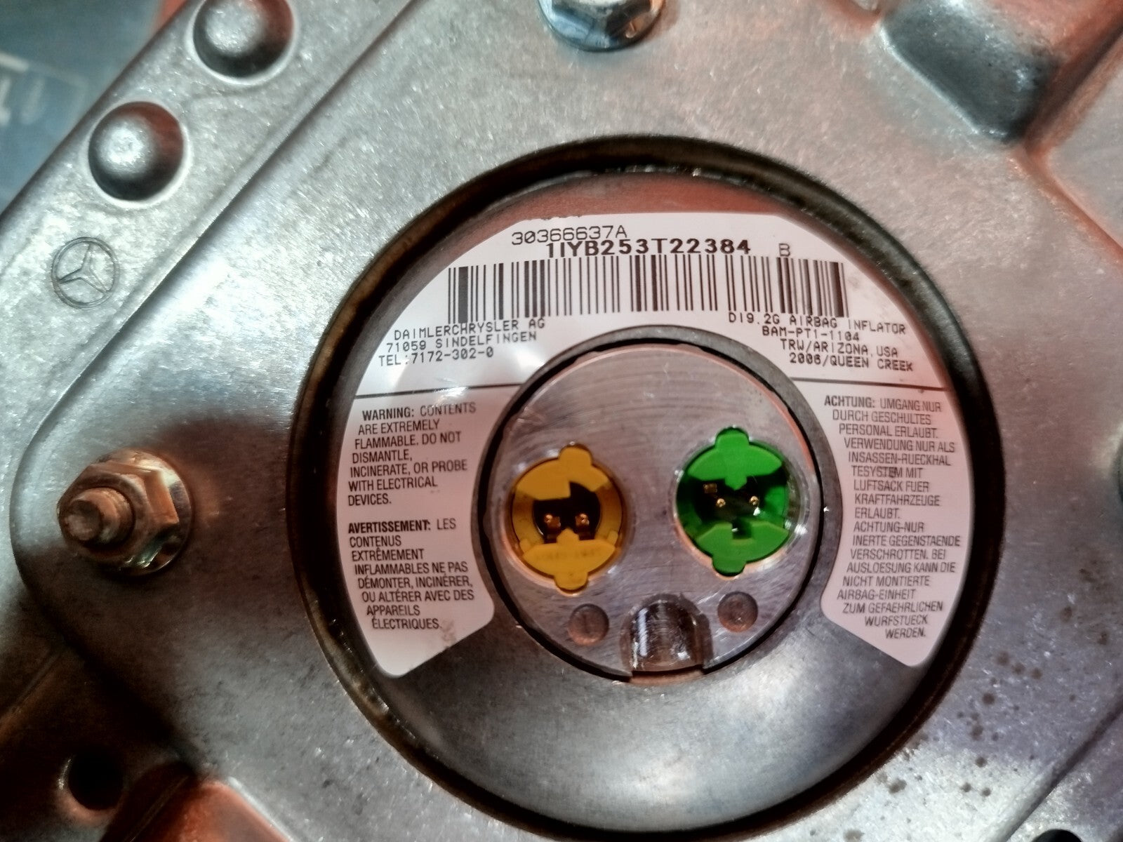 ✅2006 MERCEDES ML320 W164 3.0D STEERING WHEEL ABAG A1644600098 + WARRANTY A069 - Image 12