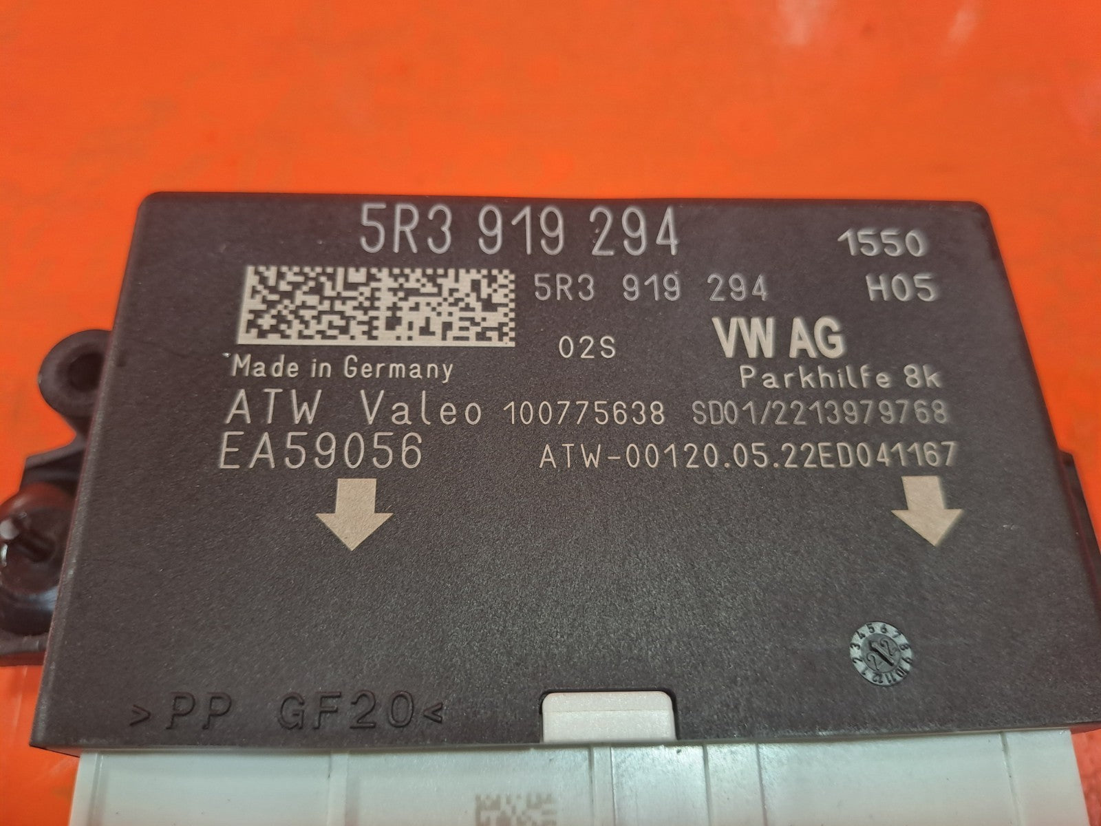 ✅2022 VW Golf GTE Parking Distance Control Unit 5R3919294 + Warranty A388 - Image 2