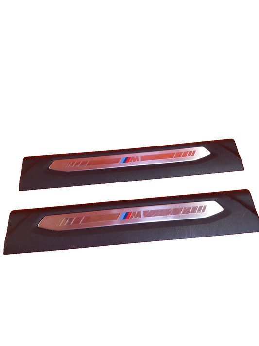 2020 BMW 2 Series F44 M Sport Front Door Sill Step Trim Pair 7489947 A386 - Image 1