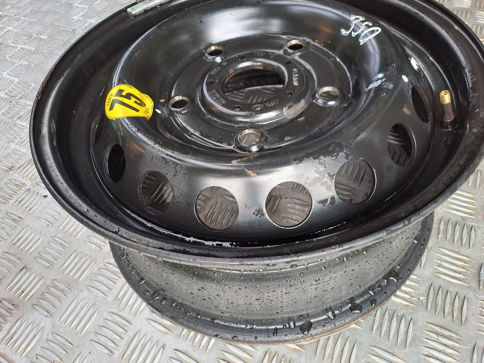 ✅2013 FORD TRANSIT CUSTOM BLACK STEEL WHEEL KK21-1015-CB + WARRANTY A350 - Image 8