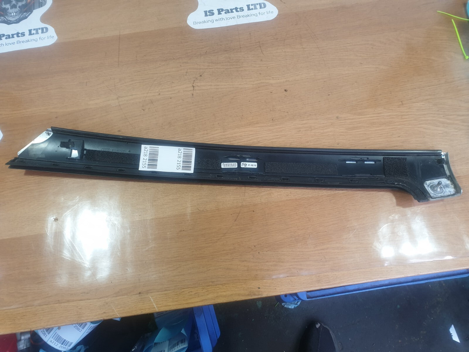 2012 AUDI A5 S LINE 2.0D LEFT WINDSCREEN PILLAR TRIM 8F0853265A + WARRANTY A218 - Image 2