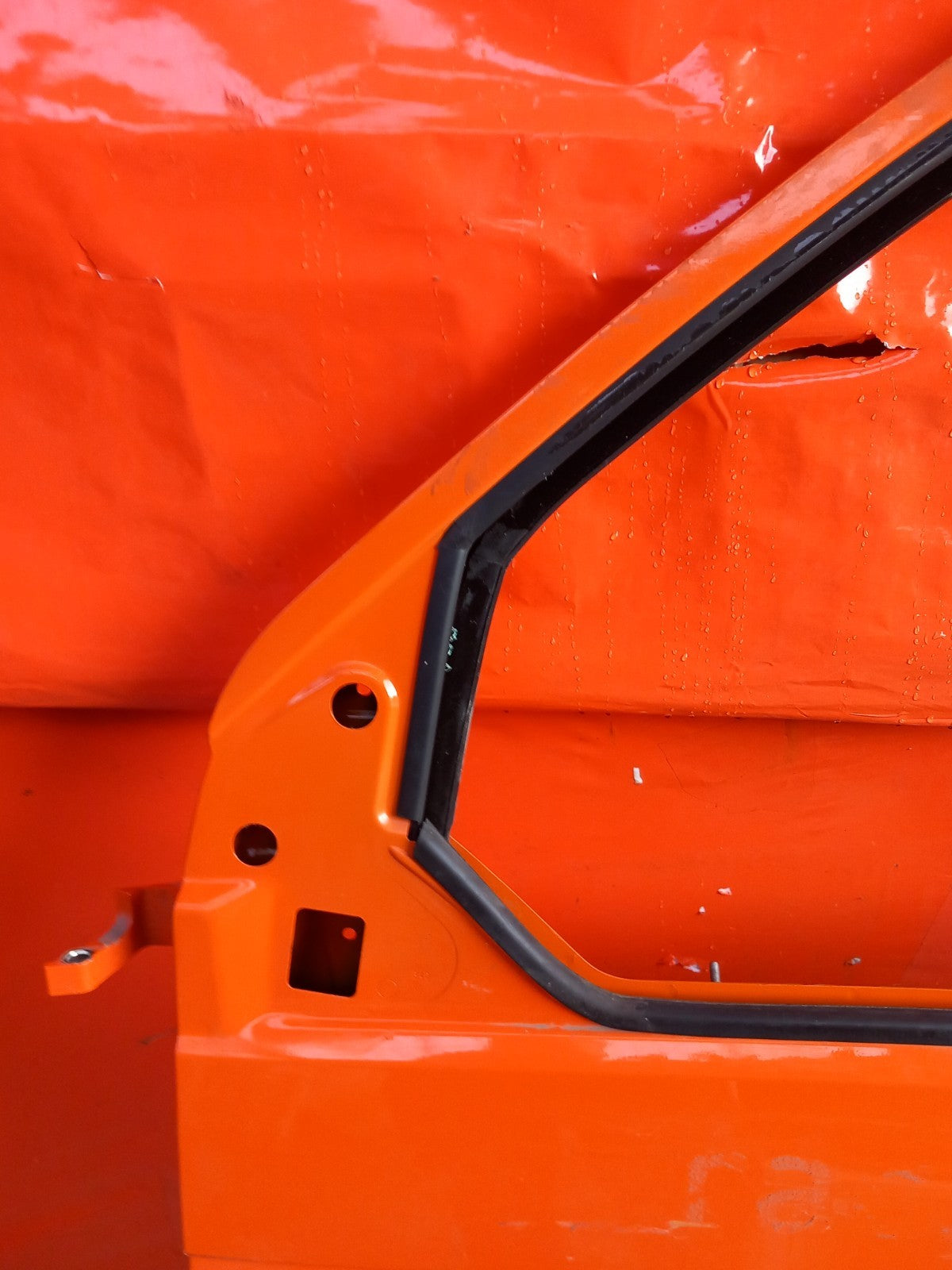 VW Transporter St-Line 2.0 Diesel 2023 Front Left Door Orange Warranty A416 - Image 5
