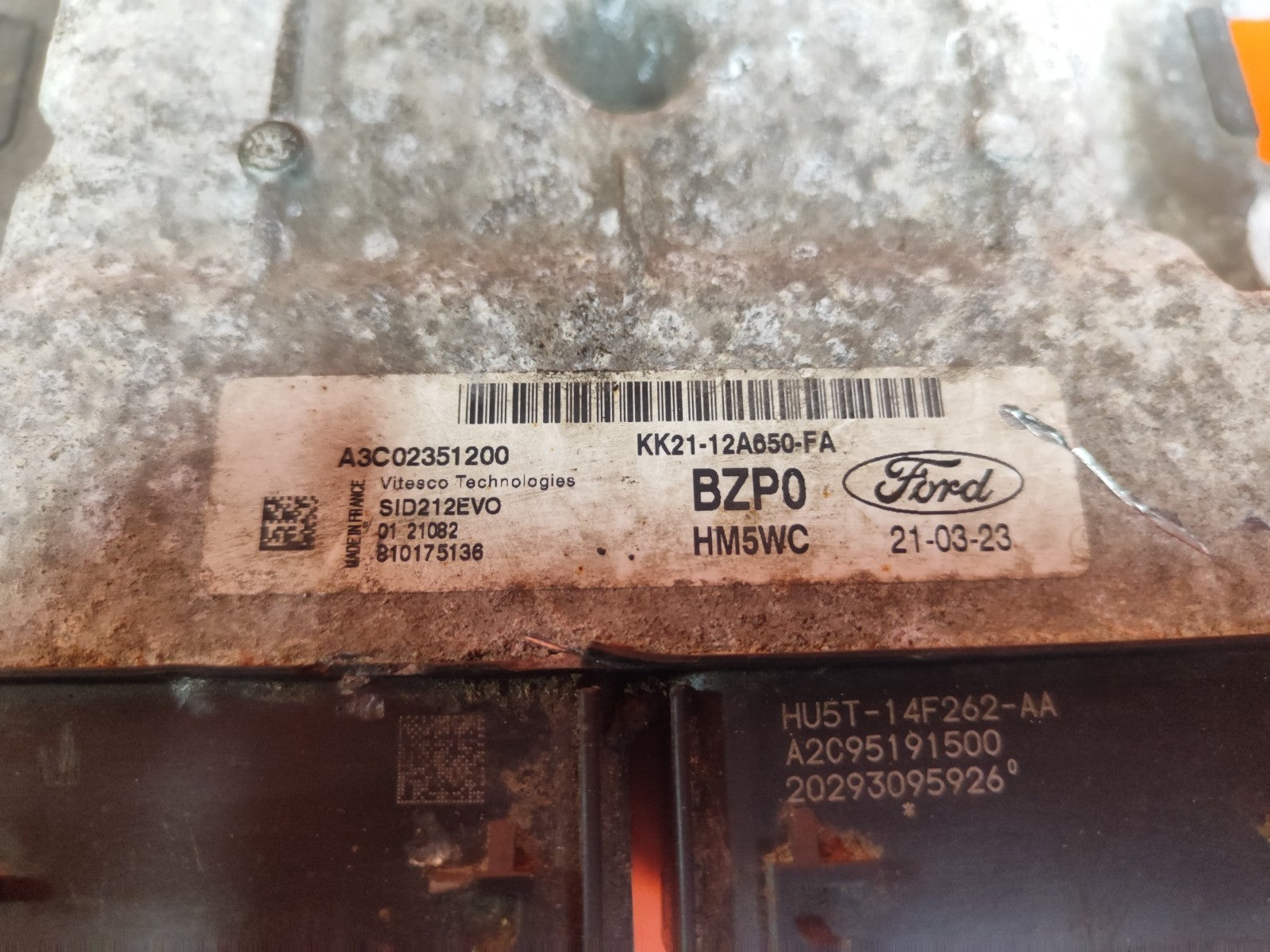 ✅2021 Ford Transit Custom 2.0 EcoBlue ECU & Lock Set + Warranty A370 - Image 6
