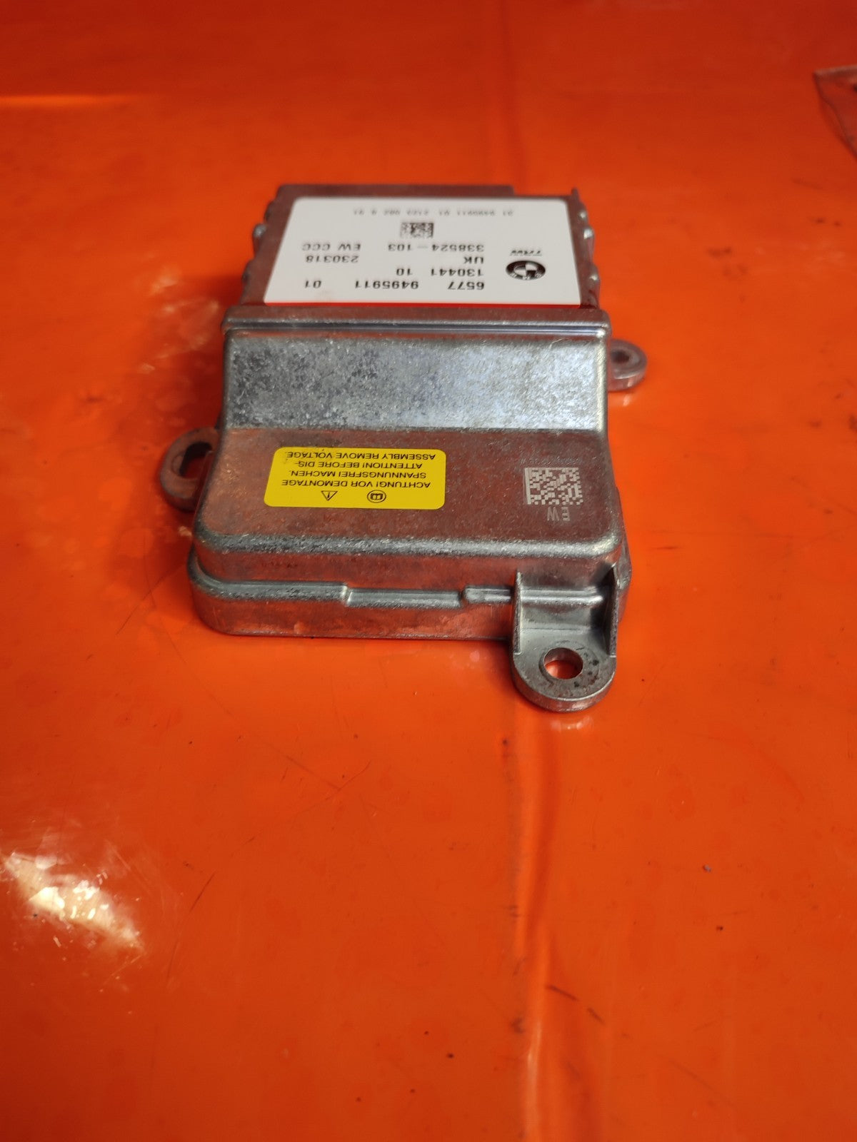 ✅BMW X1 F48 2.0 PETROL 2018 AIRBAG CONTROL MODULE 9495911 Warranty A303 - Image 9