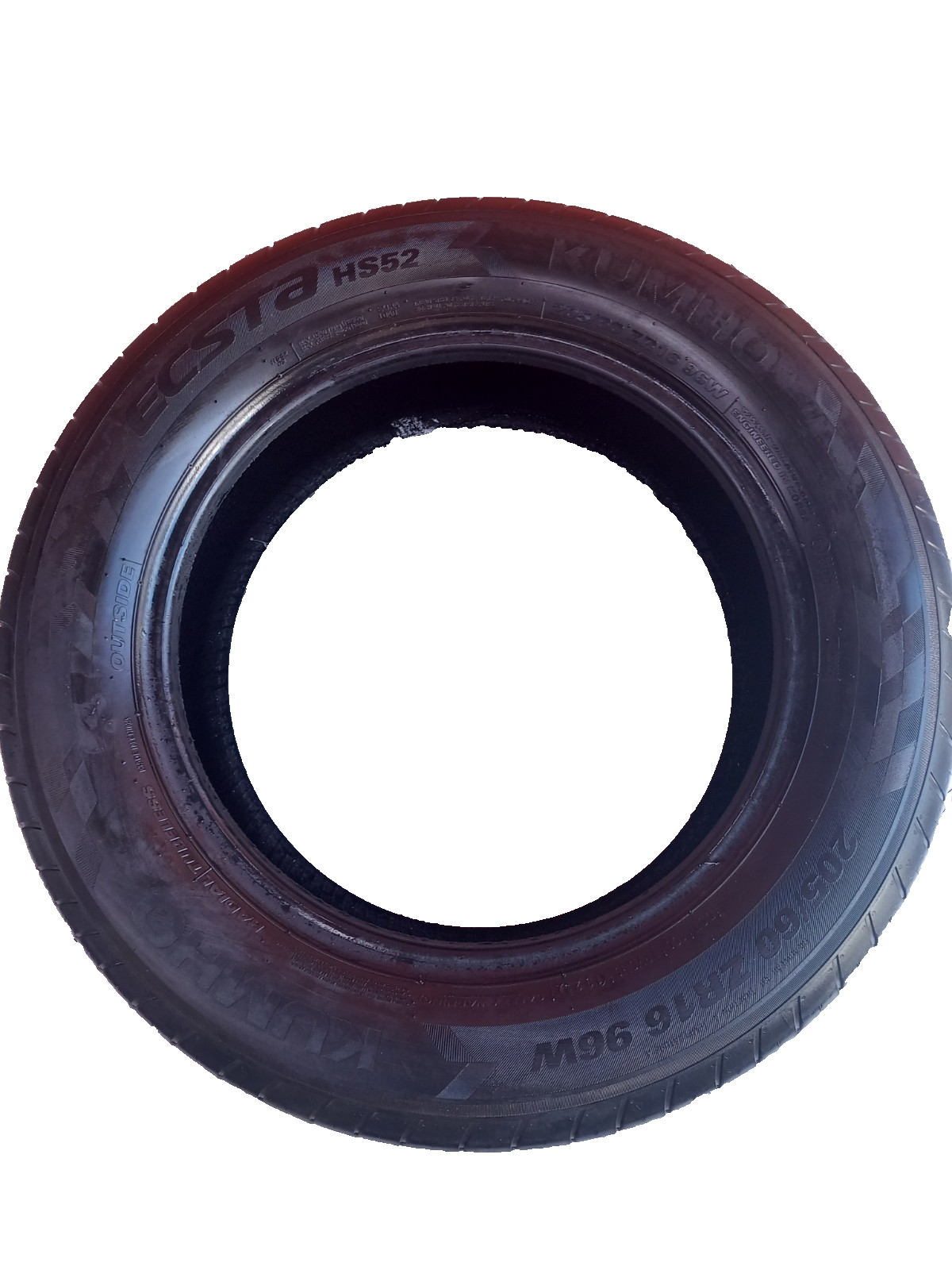 Kumho Ecsta Tyre 205/60 ZR16 6,80 mm Warranty xAA - Image 1