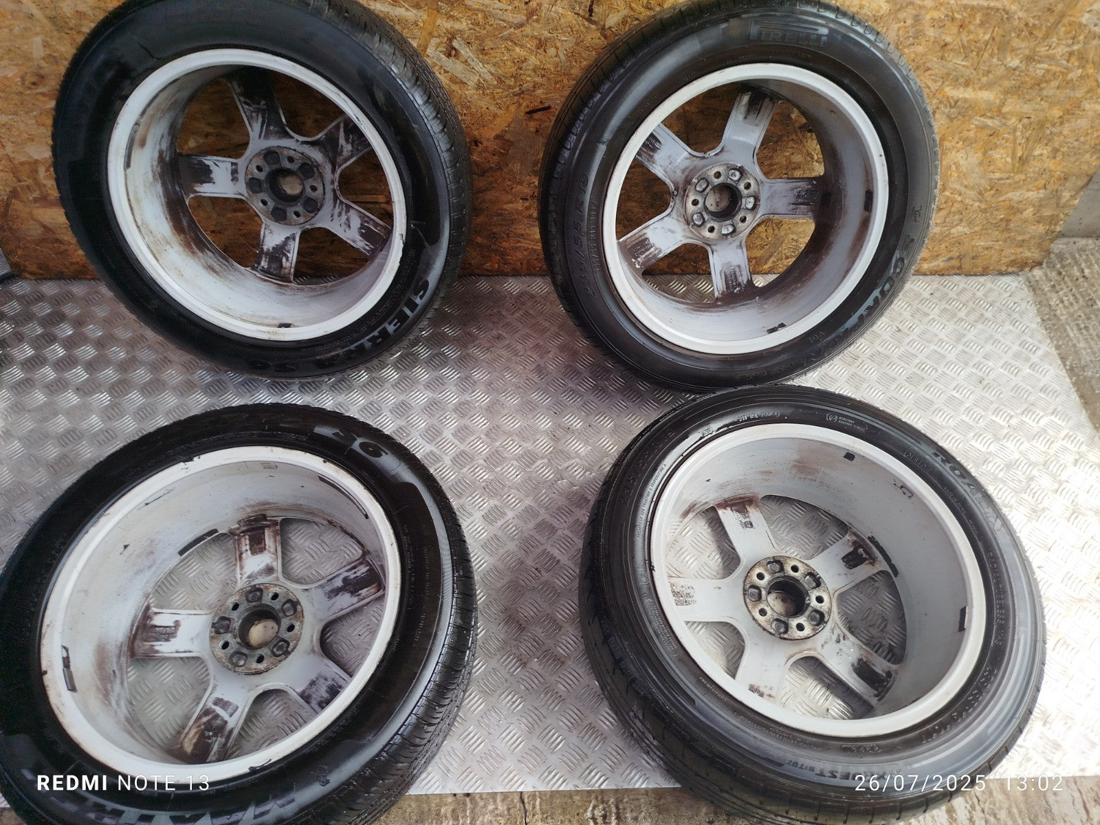✅AUDI Q5 S LINE 2.0 DIESEL 2012 ALLOY WHEEL WITH TYRE SET 235/55 R19 8R0601025 - Image 11