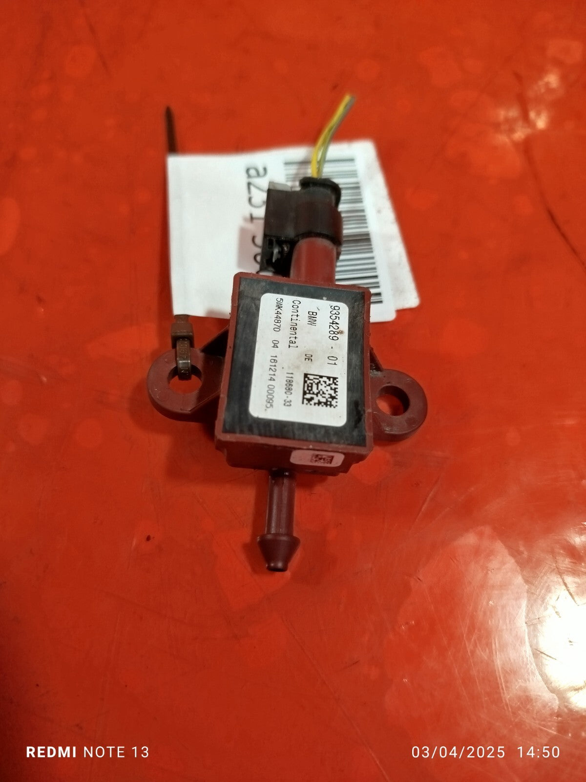 ✅BMW F45 216D 1.5 DIESEL 2017 ARBAG CRASH IMPACT SENSOR 9354289 Warranty A231 - Image 1