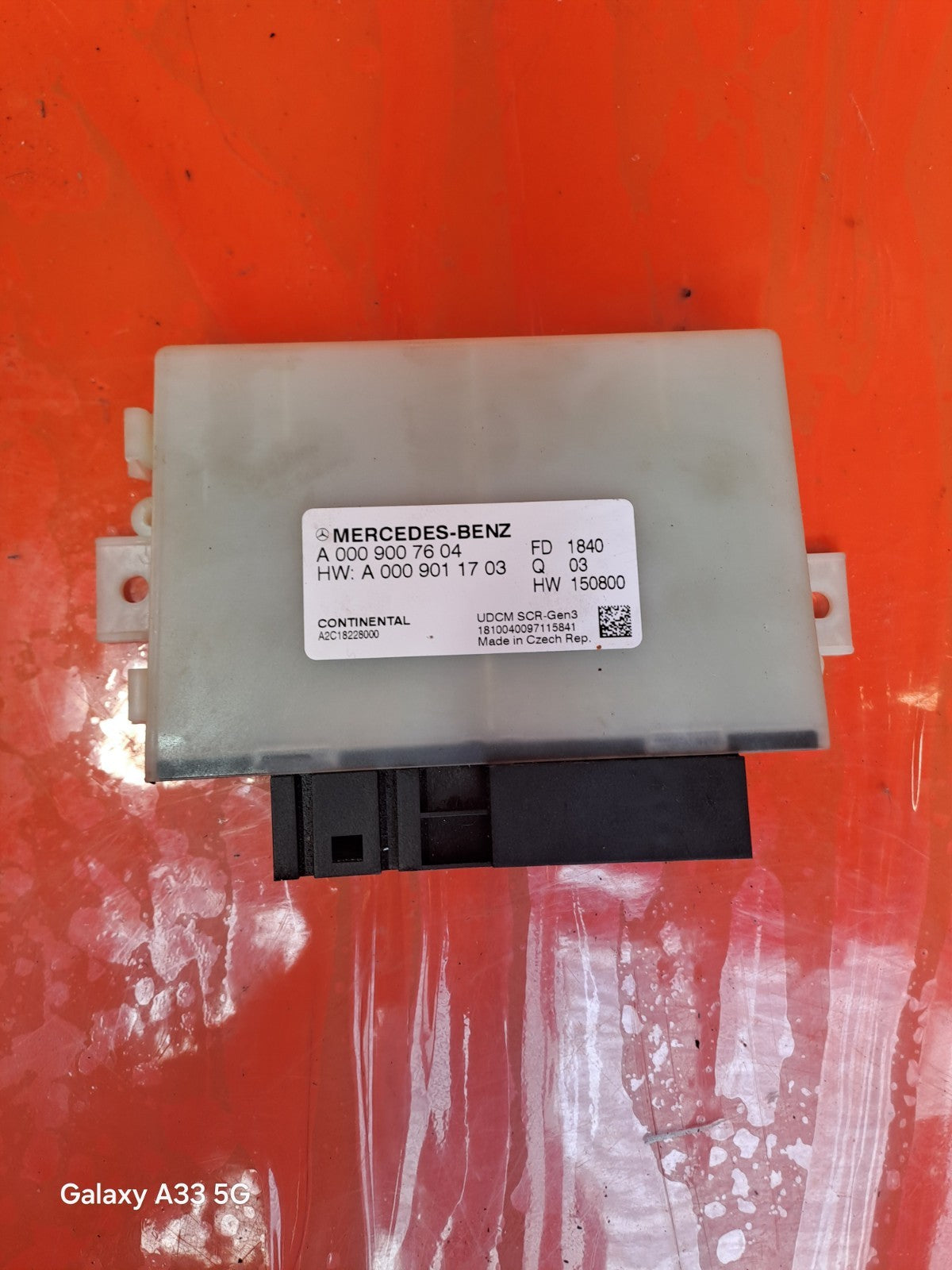 ✅Mercedes A180D W177 2018 1.5 Diesel EGR CONTROL MODULE A0009007604 A0009011703 - Image 1