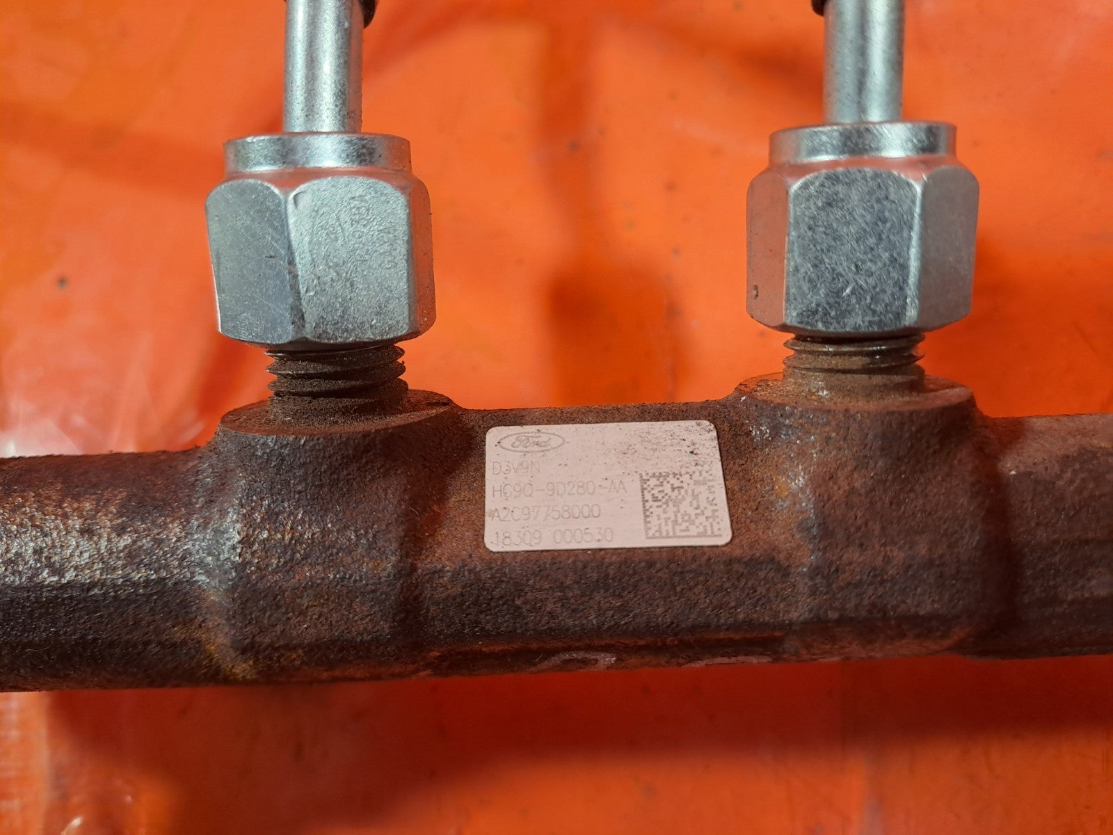✅2019 Ford Focus MK4 ST-Line Fuel Injector Rail HG9Q-9D280-AA + Warranty A354 - Image 10