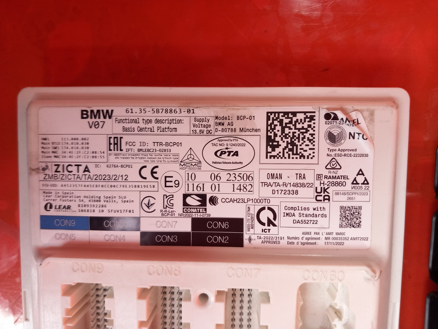 BMW X5 G05 3.0 Petrol 2025 Engine ECU Kit 5B78863 5B41D65 5B5D980 A398 - Image 6