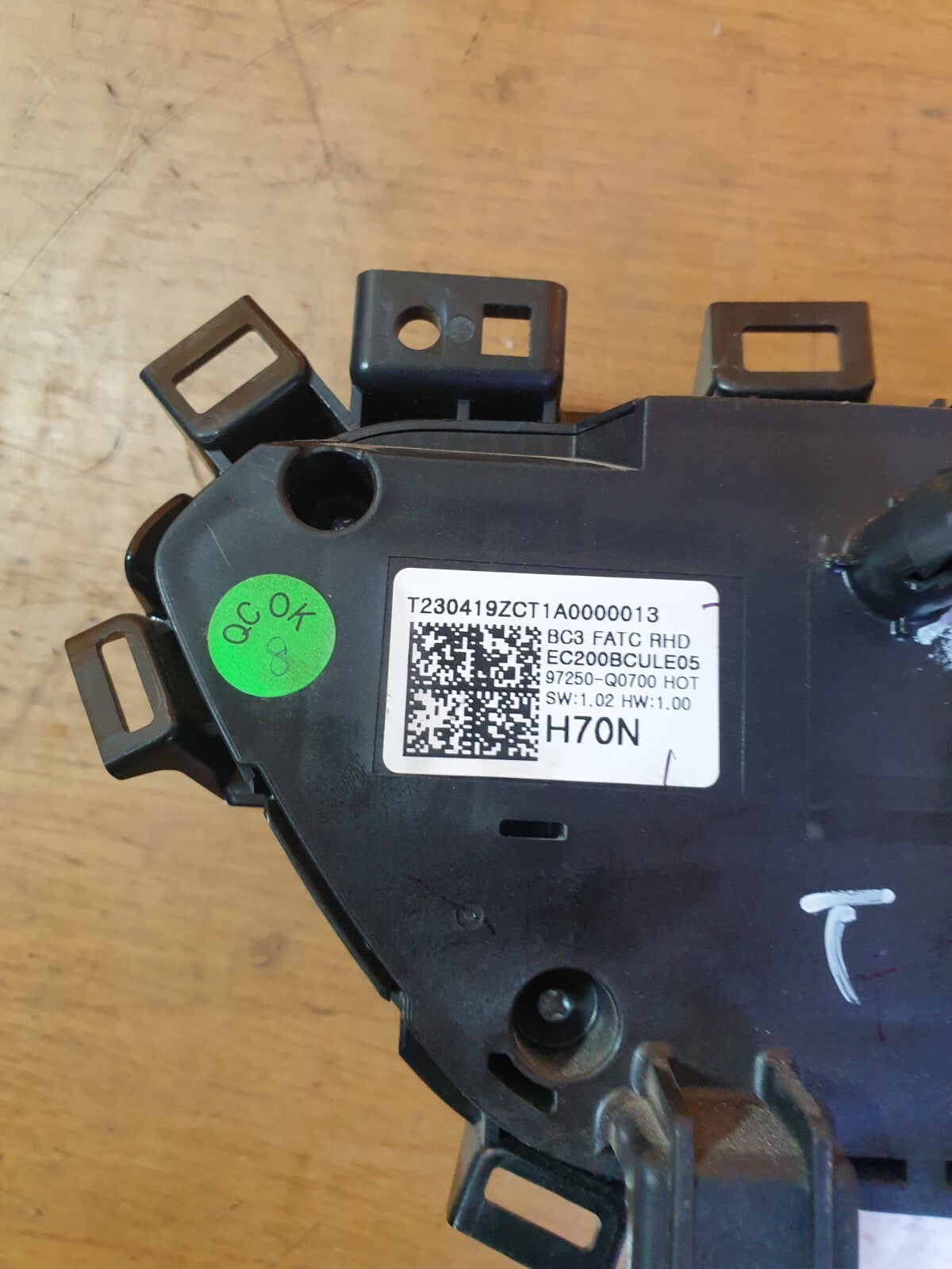 ✅2023 HYUNDAI I20 MK3 N LINE 1.0P CLIMATE CONTROL SWITCH PANEL 97250-Q0700 A189 - Image 9