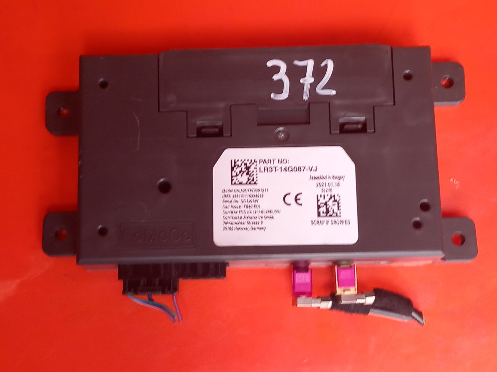 ✅Ford Transit Custom 2.0 Diesel 2021 Bluetooth Control Module LR3T14G087VJ A372 - Image 2