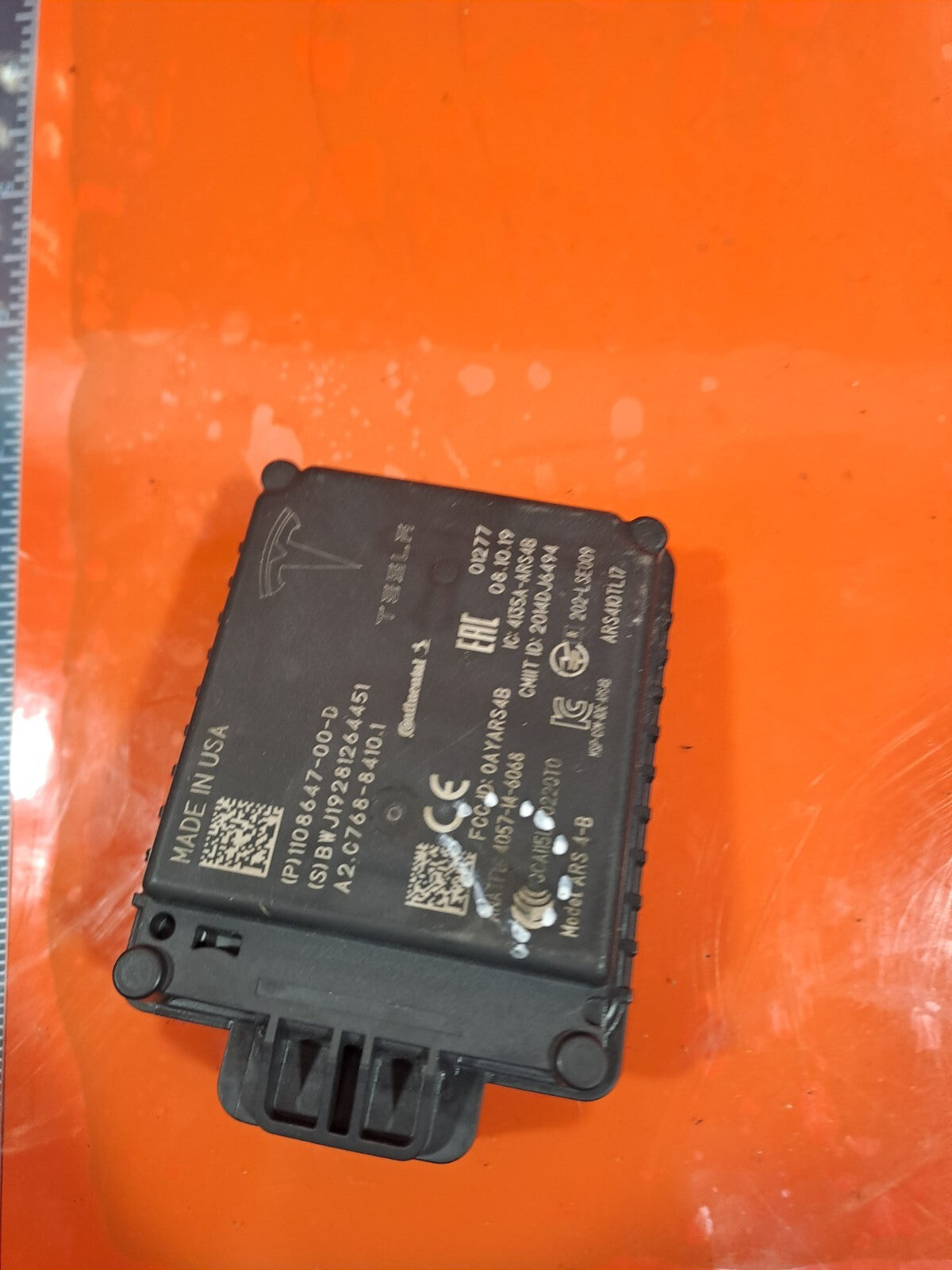 ✅2018-2025 TESLA MODEL 3 FRONT DISTANCE RADAR SENSOR 1108647-00-D +WARRANTY A241 - Image 1