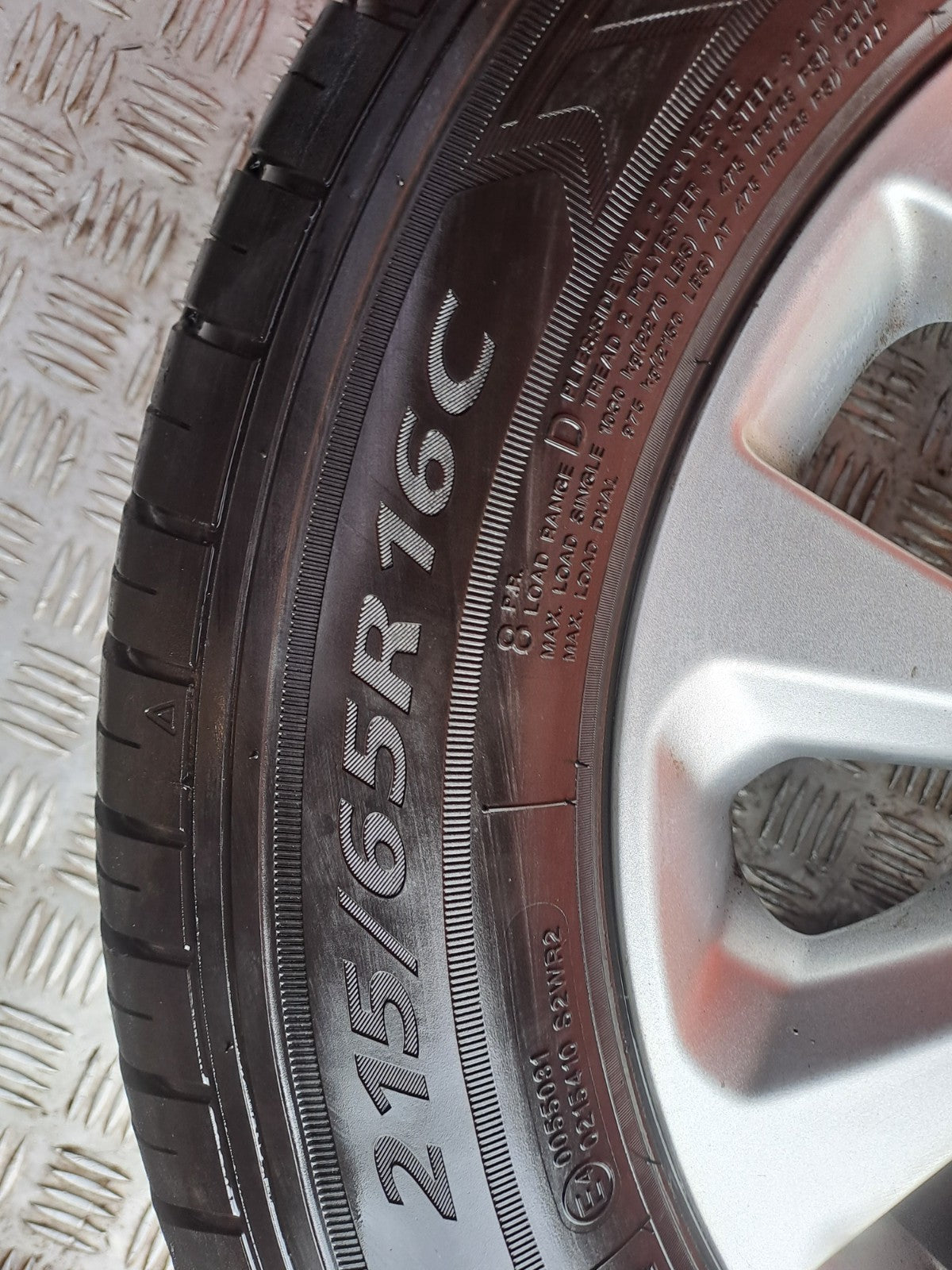 ✅2021 Ford Transit Custom Alloy Wheel with Tyre 215/65 R16 JK21-GA A370 - Image 7
