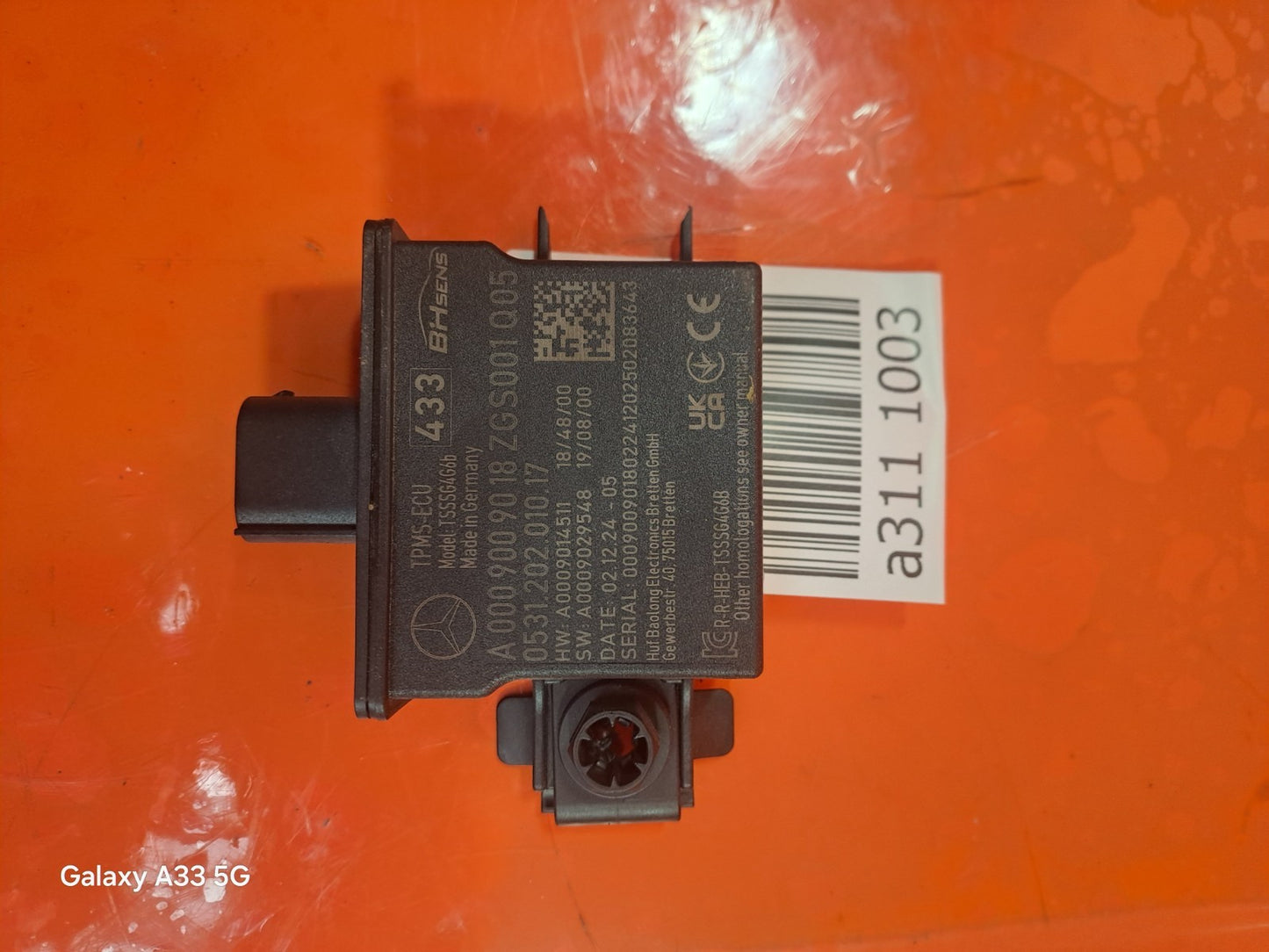 ✅2025 MERCEDES A CLASS W177 TYRE PRESSURE CONTROL MODULE A0009009018 + WARRANTY - Image 11