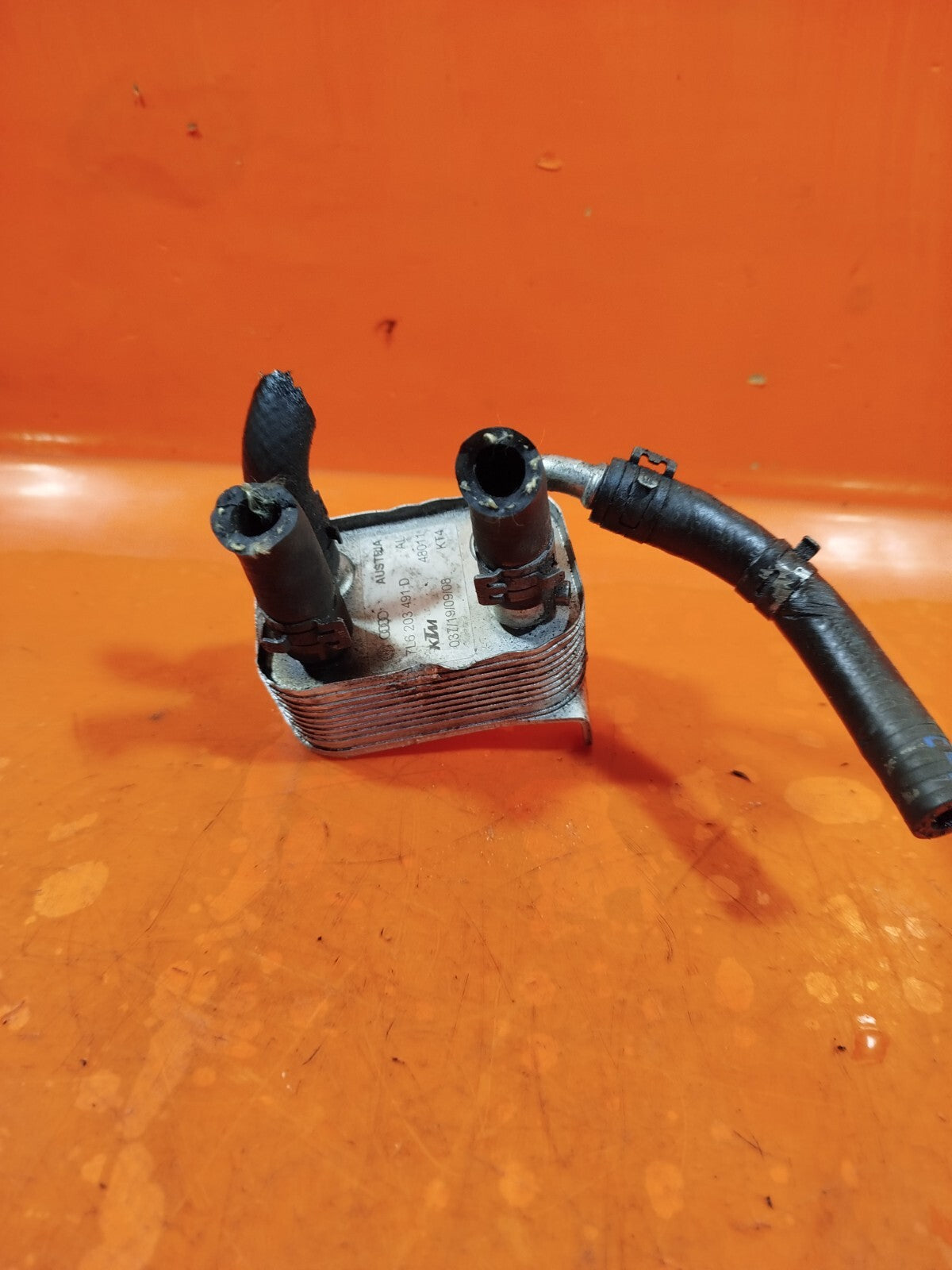 ✅AUDI Q7 S LINE QUATTRO 3.0 DIESEL 2009 FUEL COOLER 7L6203491D Warranty A245 - Image 1