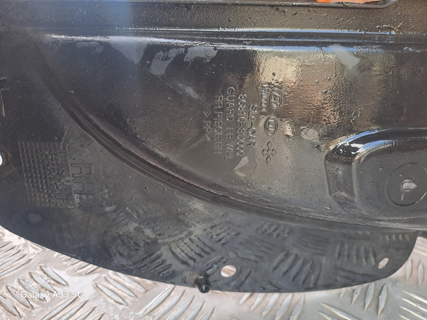 ✅2014 KIA SPORTAGE MK3 FRONT RIGHT WHEEL ARCH SPLASH GUARD 86814-3U000 +WARRANTY - Image 6