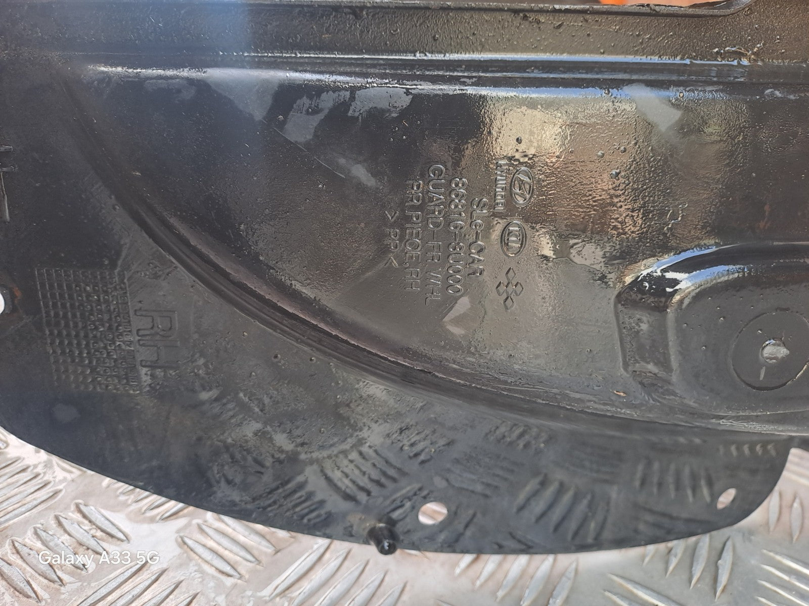 ✅2014 KIA SPORTAGE MK3 FRONT RIGHT WHEEL ARCH SPLASH GUARD 86814-3U000 +WARRANTY - Image 6
