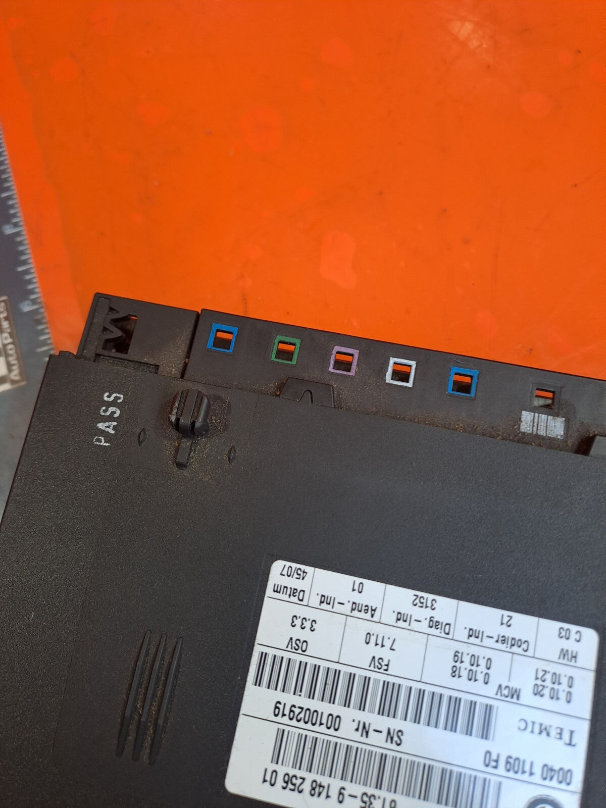 ✅2008 BMW 7 SERIES E66 SEAT CONTROL MODULE 9148256 + WARRANTY - Image 7