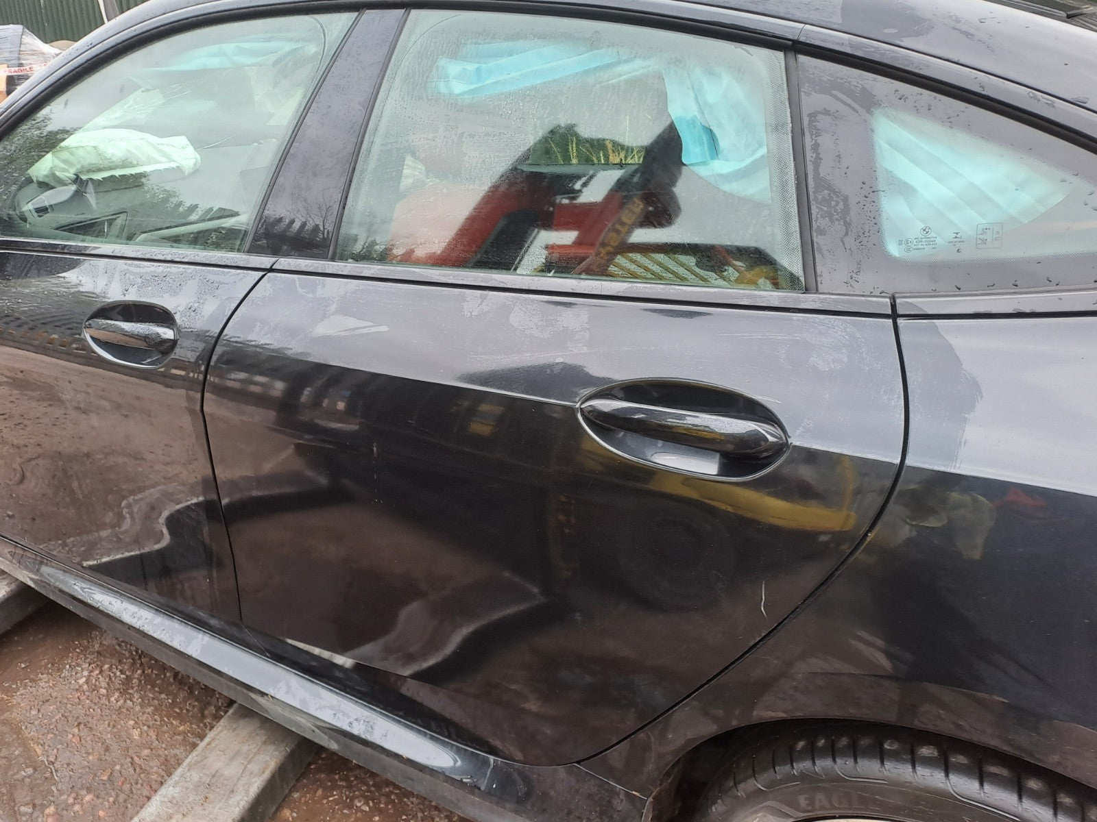 ✅BMW F44 218I M Sport 1.5 Petrol 2020 Rear Left Door Bare Black Dent A386 - Image 2