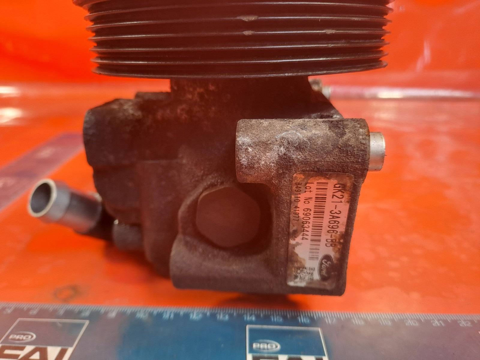 ✅2022 FORD TRANSIT CUSTOM POWER STEERING PUMP GK21-3A696-BB + WARRANTY A353 - Image 10