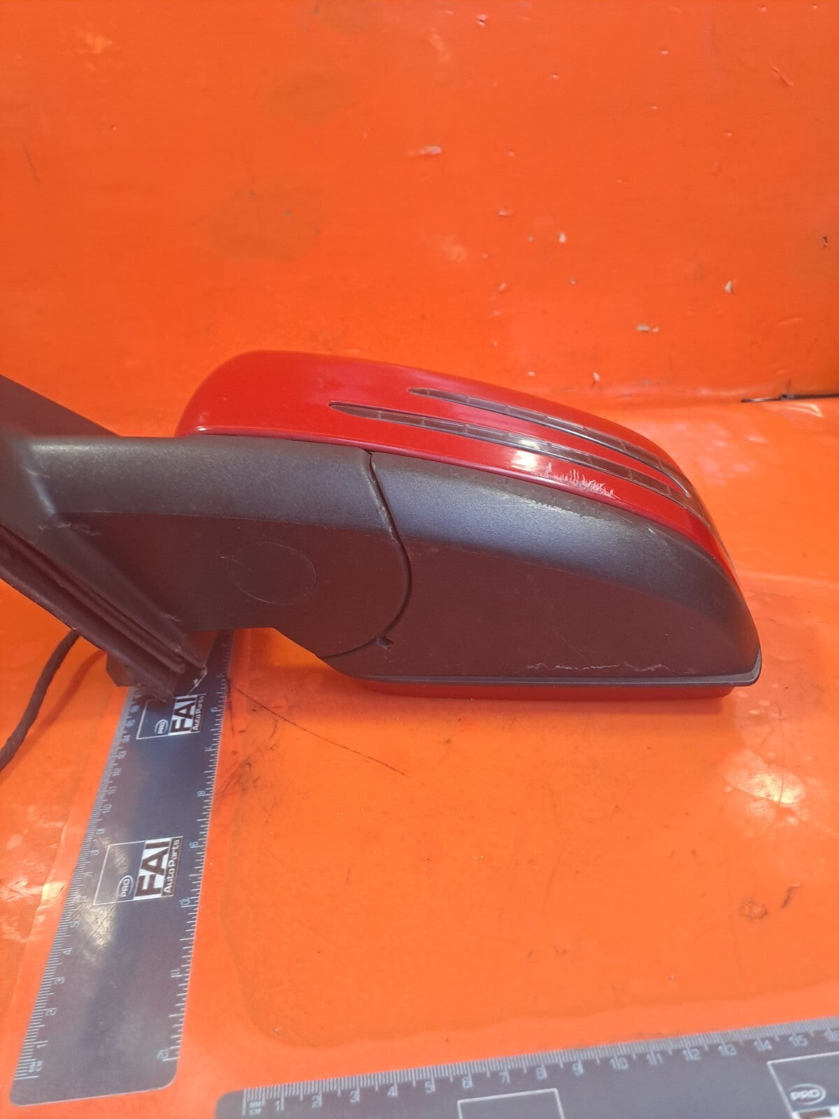 ✅MERCEDES W176 A180 AMG SPORT 1.5 DIESEL 2013 FRONT LEFT MIRROR RED Scratches - Image 6