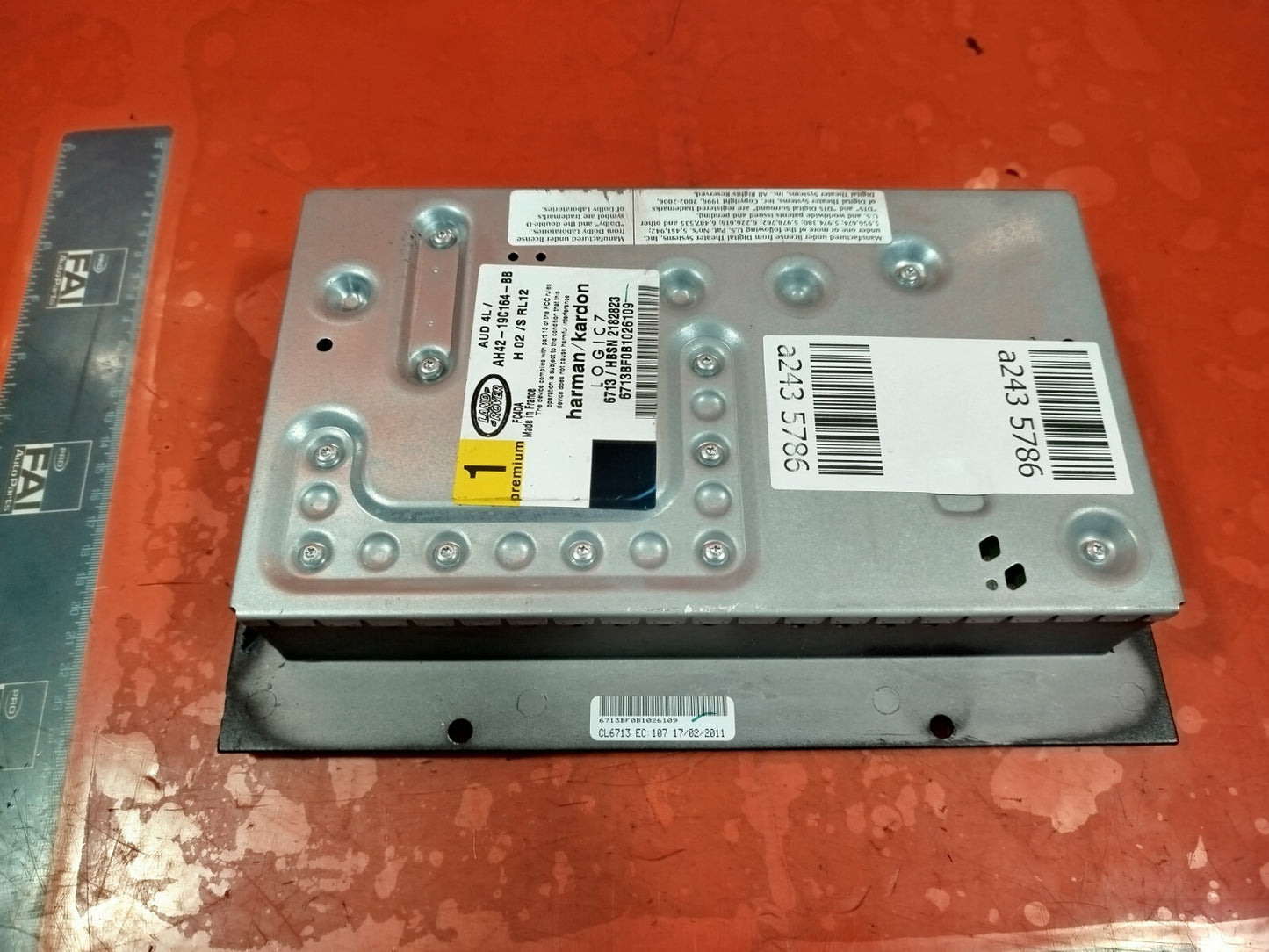 ✅LAND ROVER RANGE ROVER L322 4.4 DIESEL 2011 STEREO AMPLIFIER AH4219C164BB A243 - Image 9