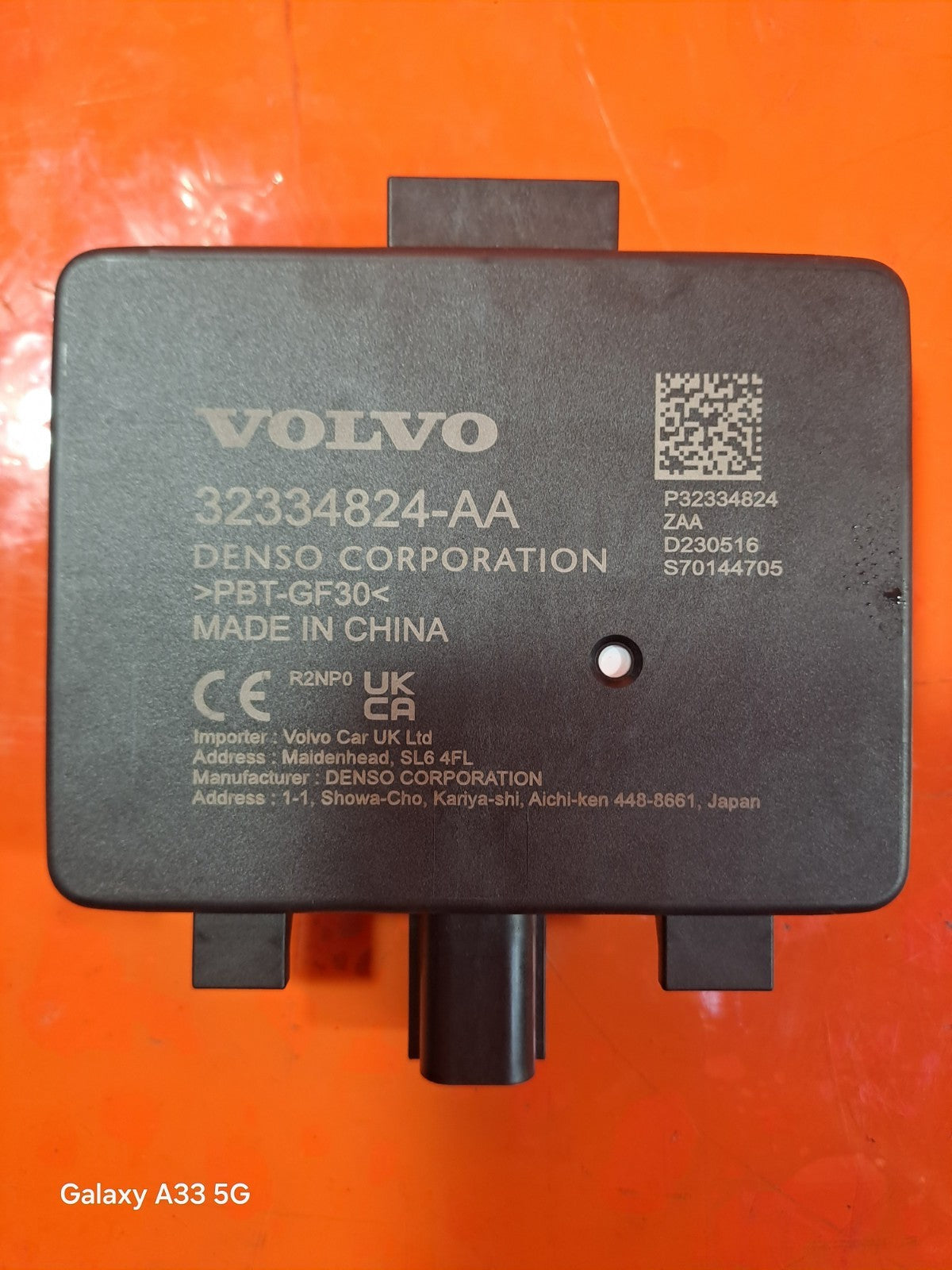 ✅POLESTAR 2 LONG RANGE 2023 REAR BLIND SPOT RADAR SENSOR MODULE 32334824AA A312 - Image 1