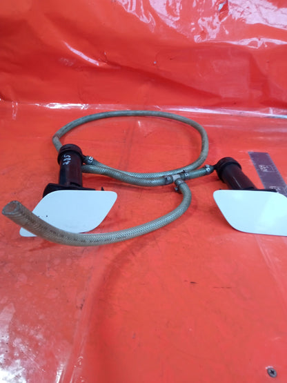 ✅2007 Audi Q7 4L S Line Front Headlight Washer Cover Pair 4L0955276B A295 - Image 5
