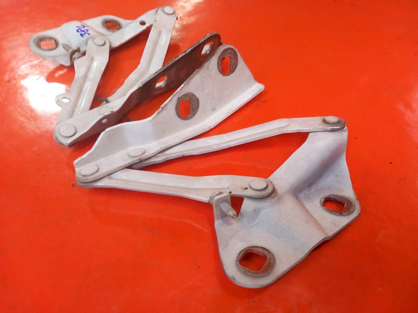 ✅2014 Ford Transit Custom Bonnet Hinges Pair Front Left Right BK21-16801-AC A384 - Image 4