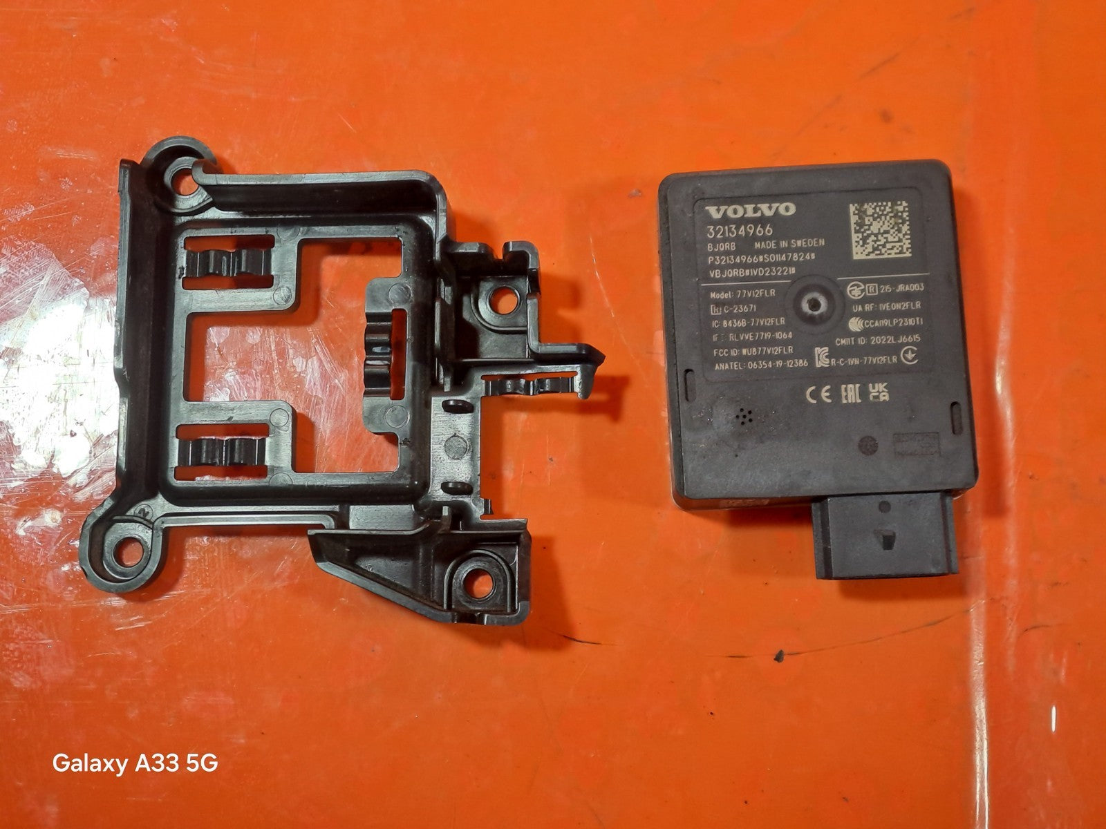 ✅2023 POLESTAR 2 LONG RANGE FRONT RADAR SENSOR & BRACKET 32134966 +WARRANTY A312 - Image 12
