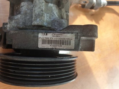 2006 BMW 7 SERIES E66 4.8P POWER STEERING PUMP 7696974 + WARRANTY A208 - Image 8