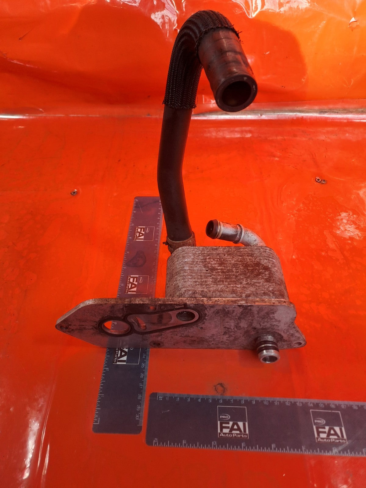 ✅FORD TRANSIT CUSTOM 2.0 DIESEL 2022 YMF6 OIL COOLER AND HOUSING GK2Q6A642AD - Image 1