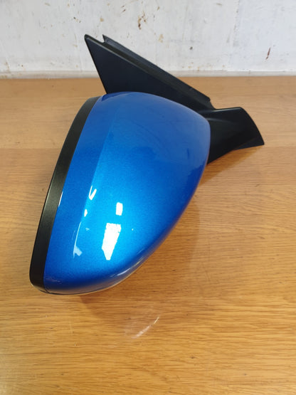 ✅2020 PEUGEOT 208 ALLURE EV FRONT RIGHT WING MIRROR BLUE + WARRANTY A197 - Image 7